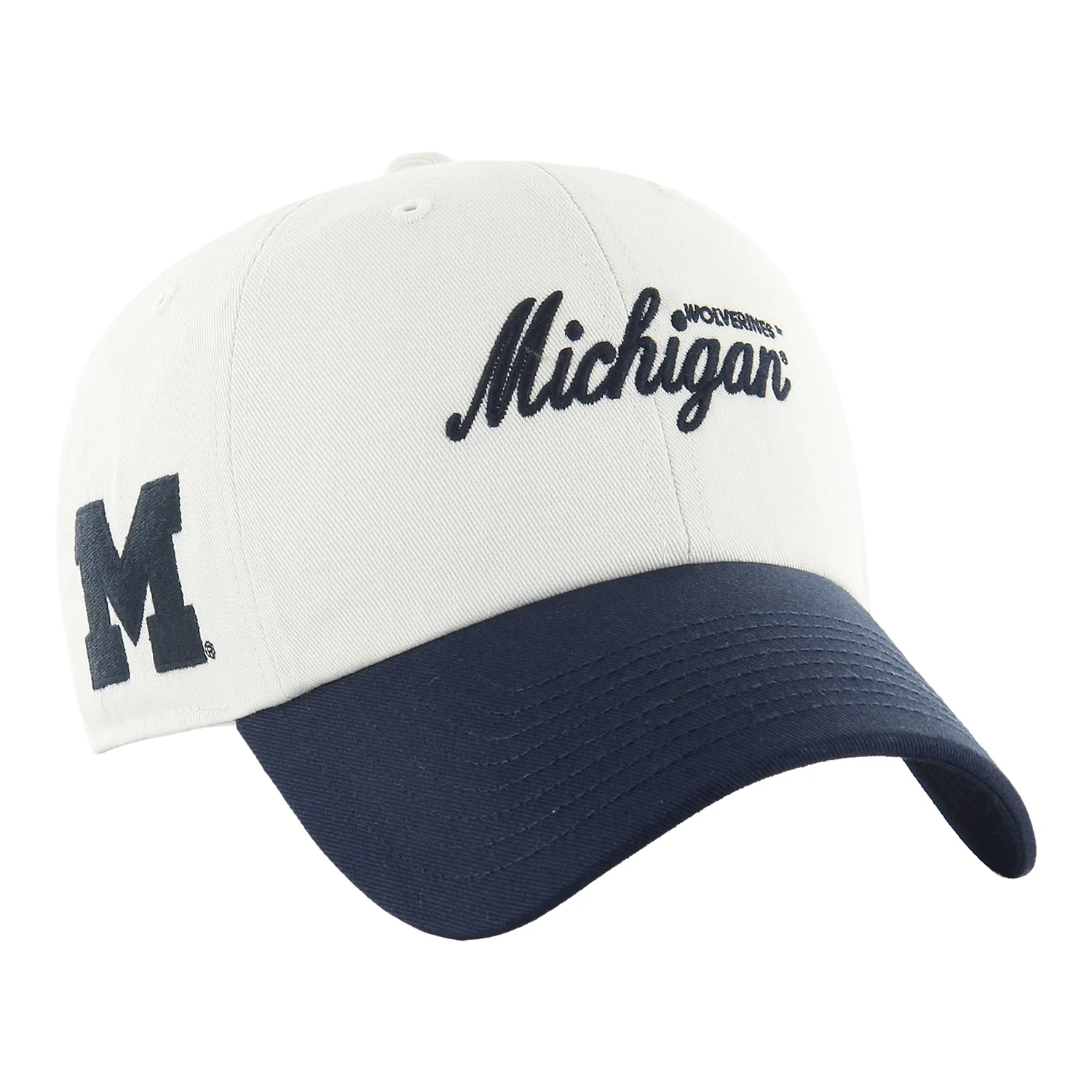 Michigan Wolverines 47 Brand Adjustable Clean Up Foundational Hat