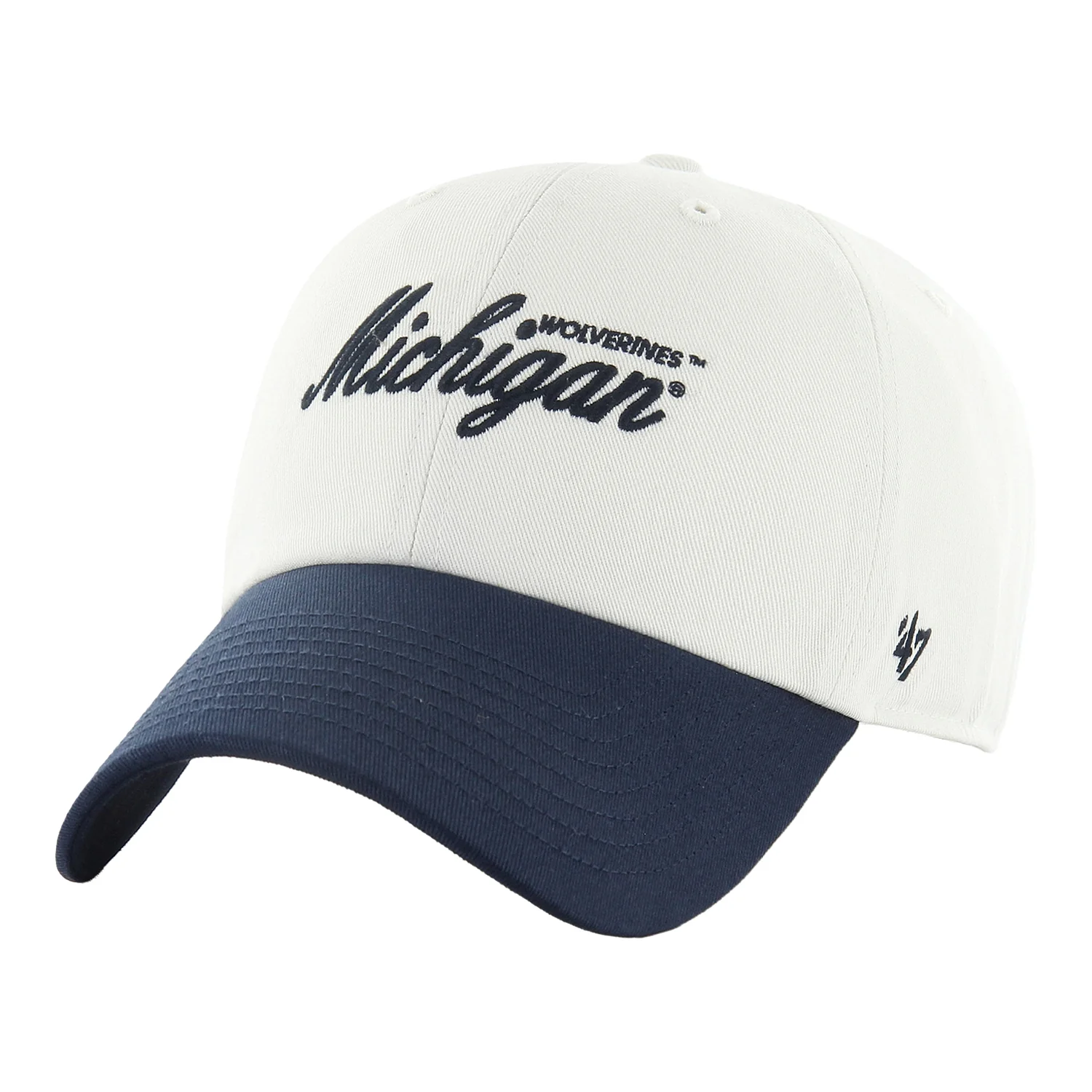 Michigan Wolverines 47 Brand Adjustable Clean Up Foundational Hat - Image 2