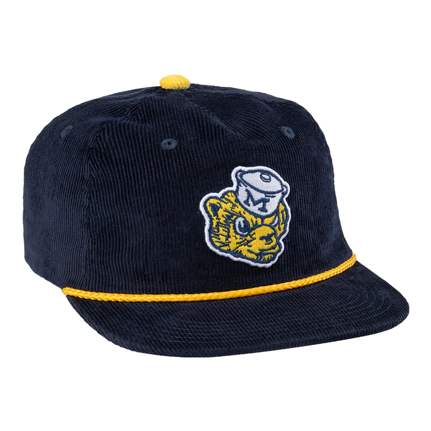 Michigan Wolverines Sailor Hat Wolverine Corduroy Hat - Image 2