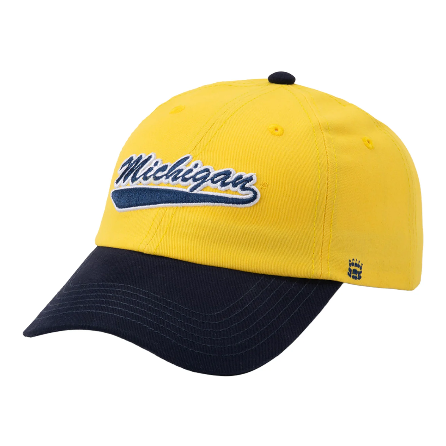 Michigan Wolverines Two-Tone Script Dad Hat