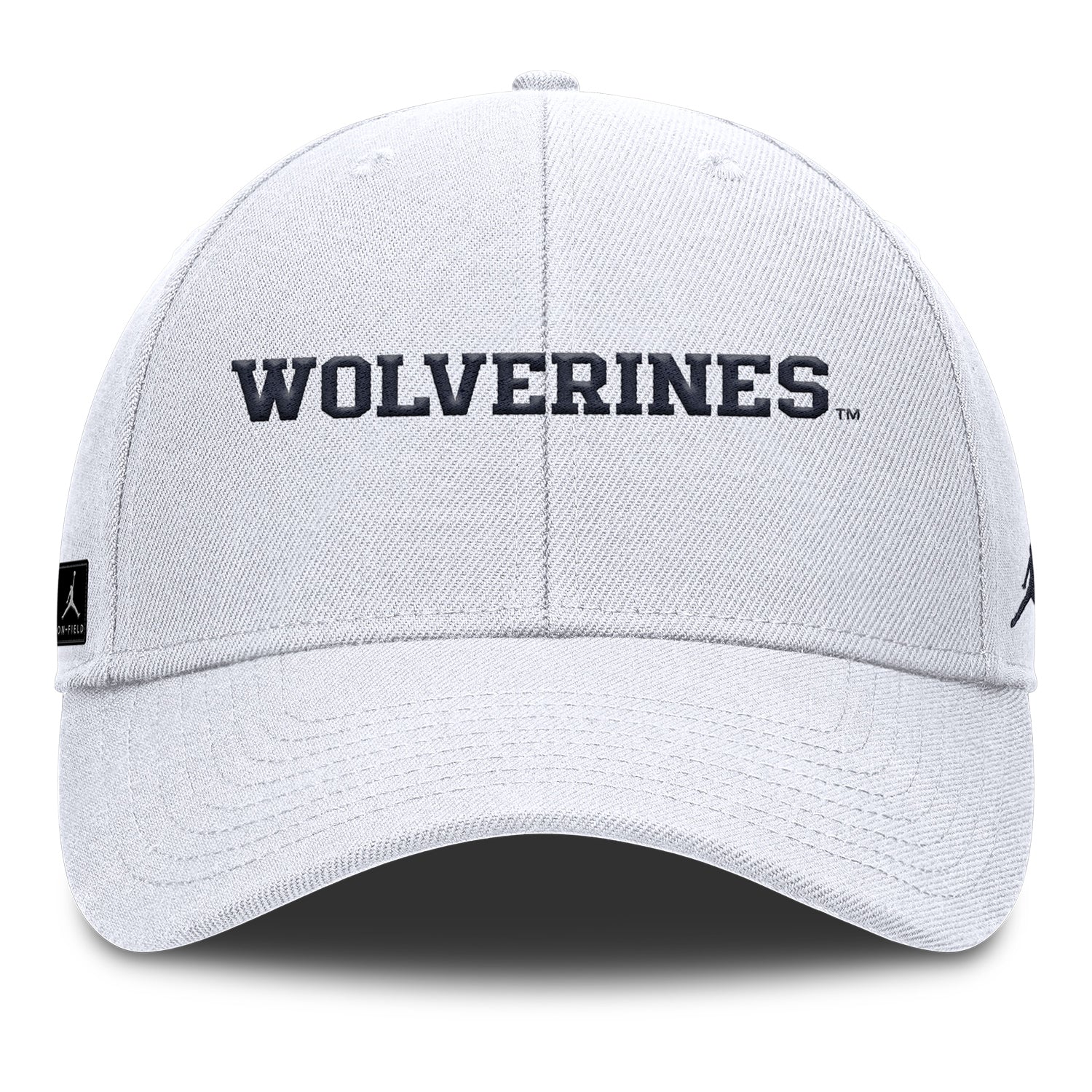 Michigan Wolverines Nike Jordan White Rise Adjustable Gameday Hat - Image 3