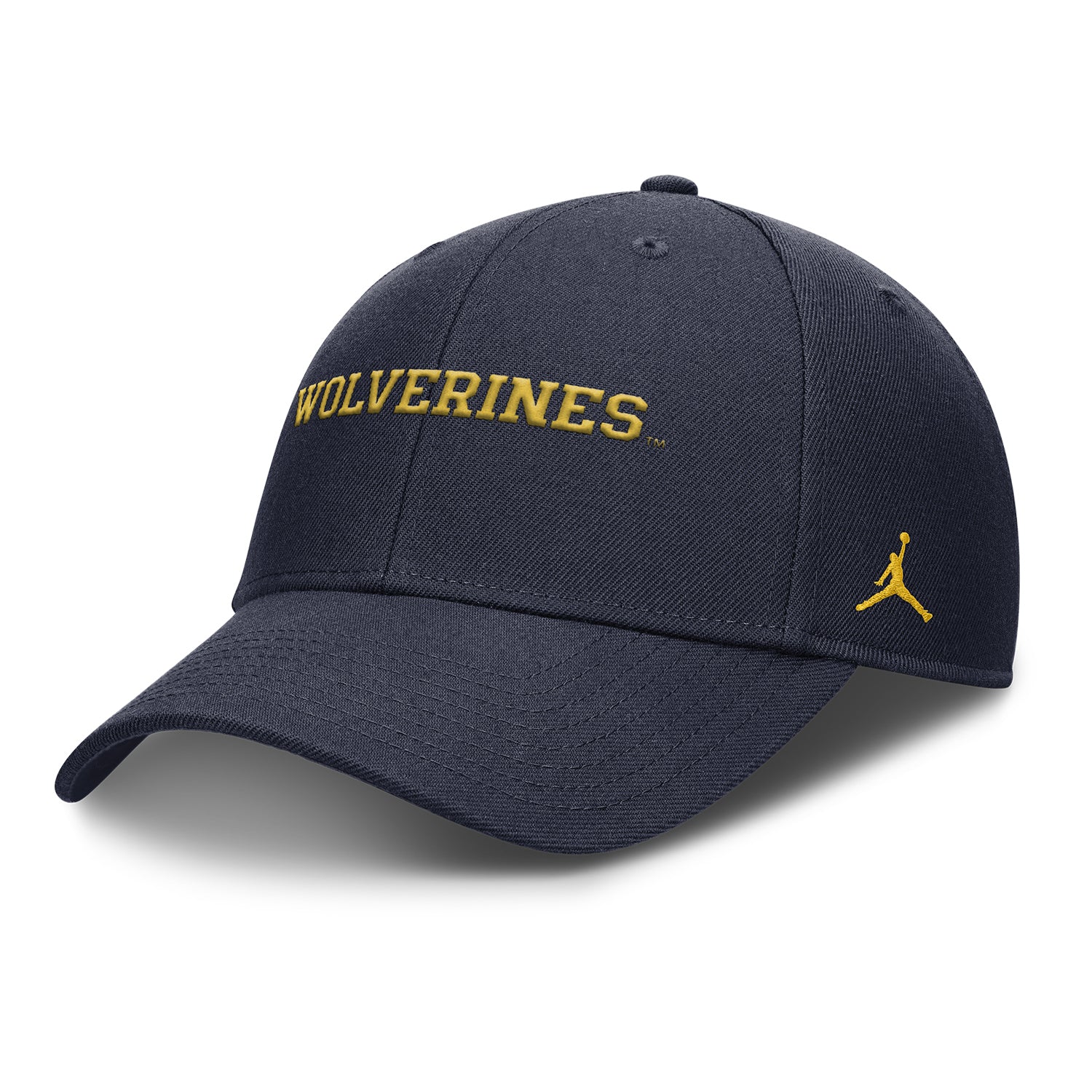 Michigan Wolverines Nike Jordan Navy Rise Adjustable Gameday Hat