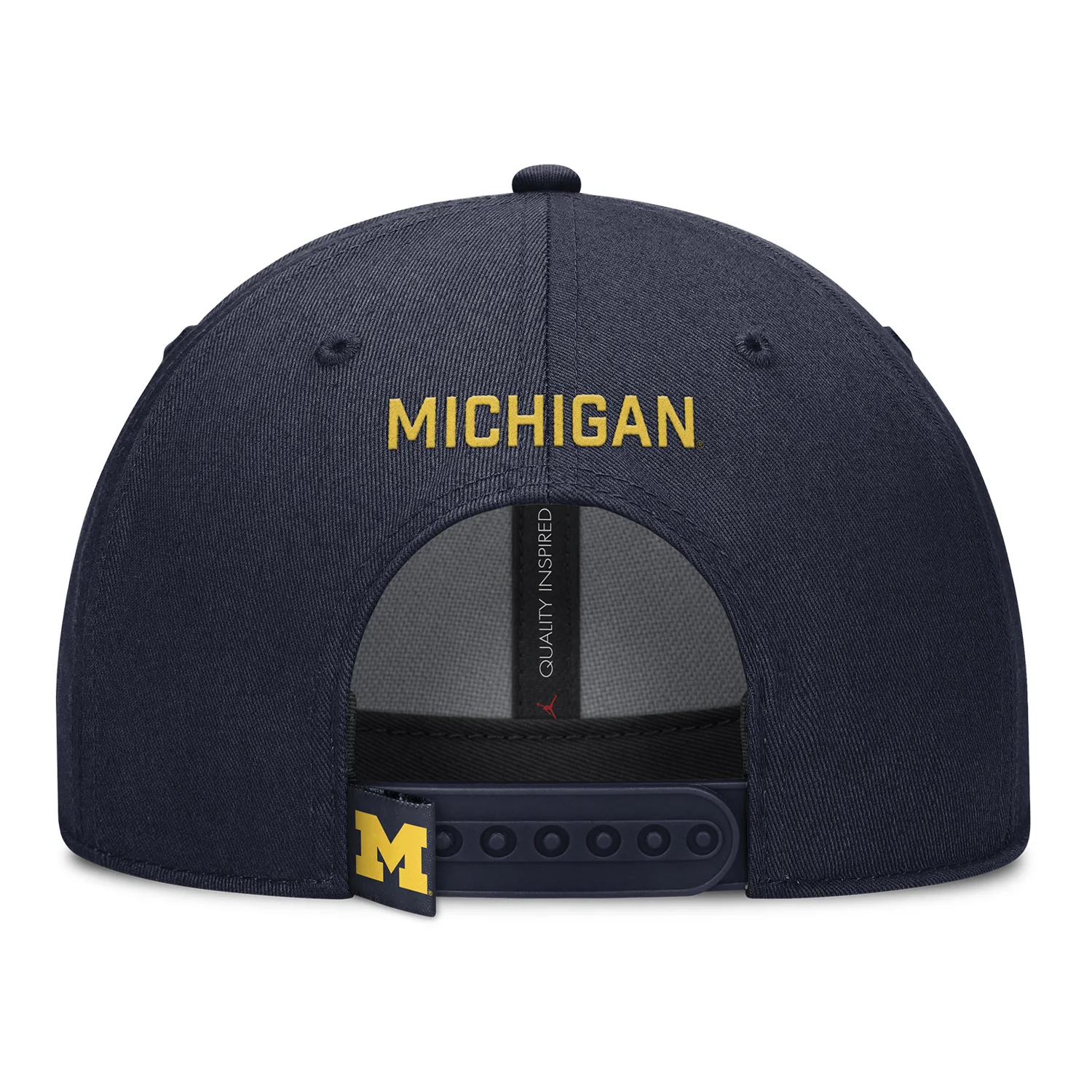 Michigan Wolverines Nike Jordan Navy Rise Adjustable Gameday Hat - Image 4