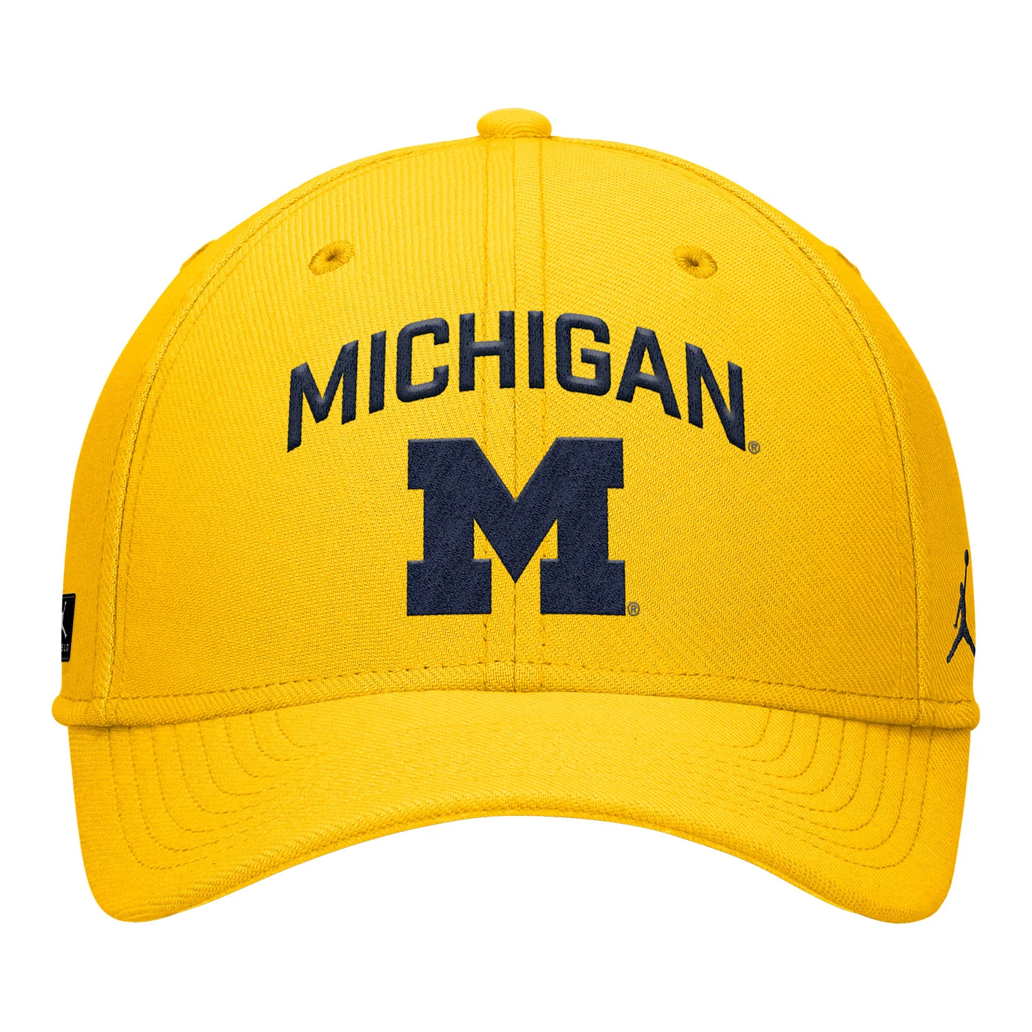 Michigan Wolverines Nike Jordan Yellow FlexFit Rise Adjustable Gameday Hat - Image 3