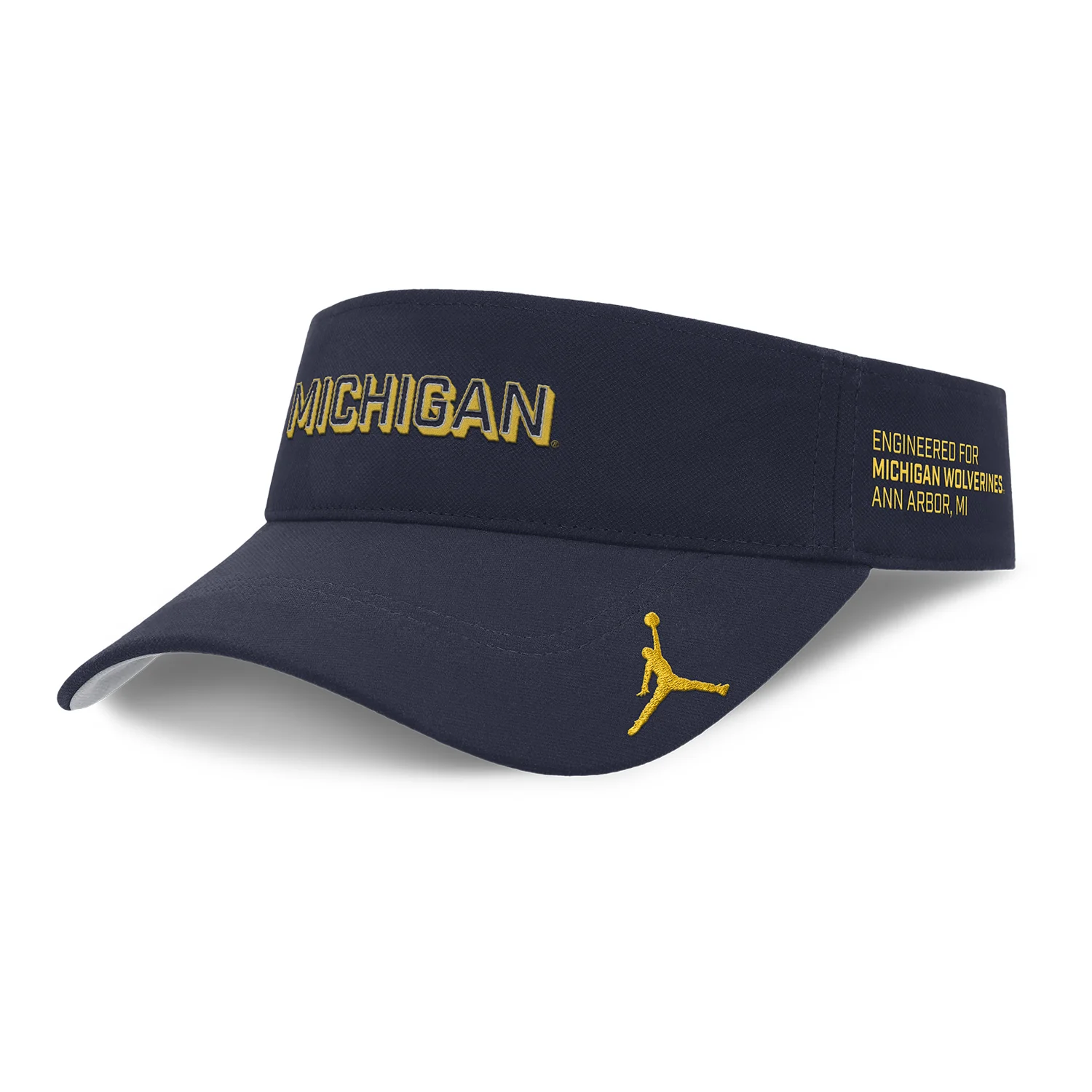 Michigan Wolverines Nike Jordan Navy Ace Visor