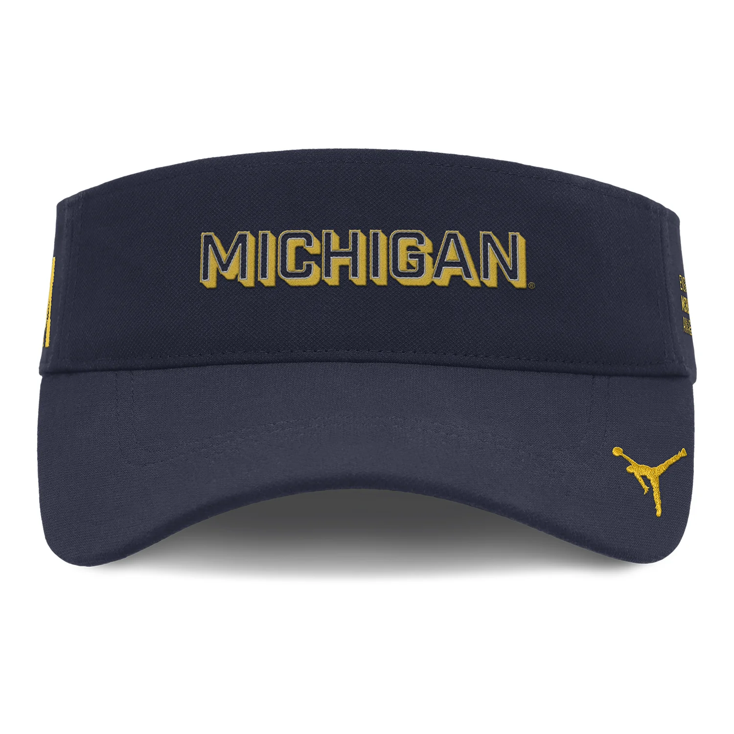 Michigan Wolverines Nike Jordan Navy Ace Visor - Image 3