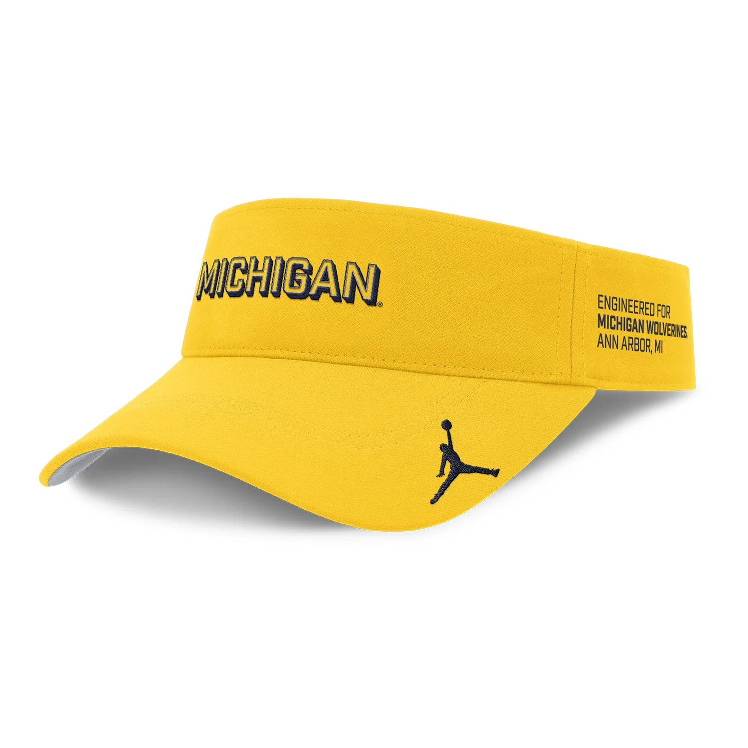 Michigan Wolverines Nike Jordan Yellow Ace Visor