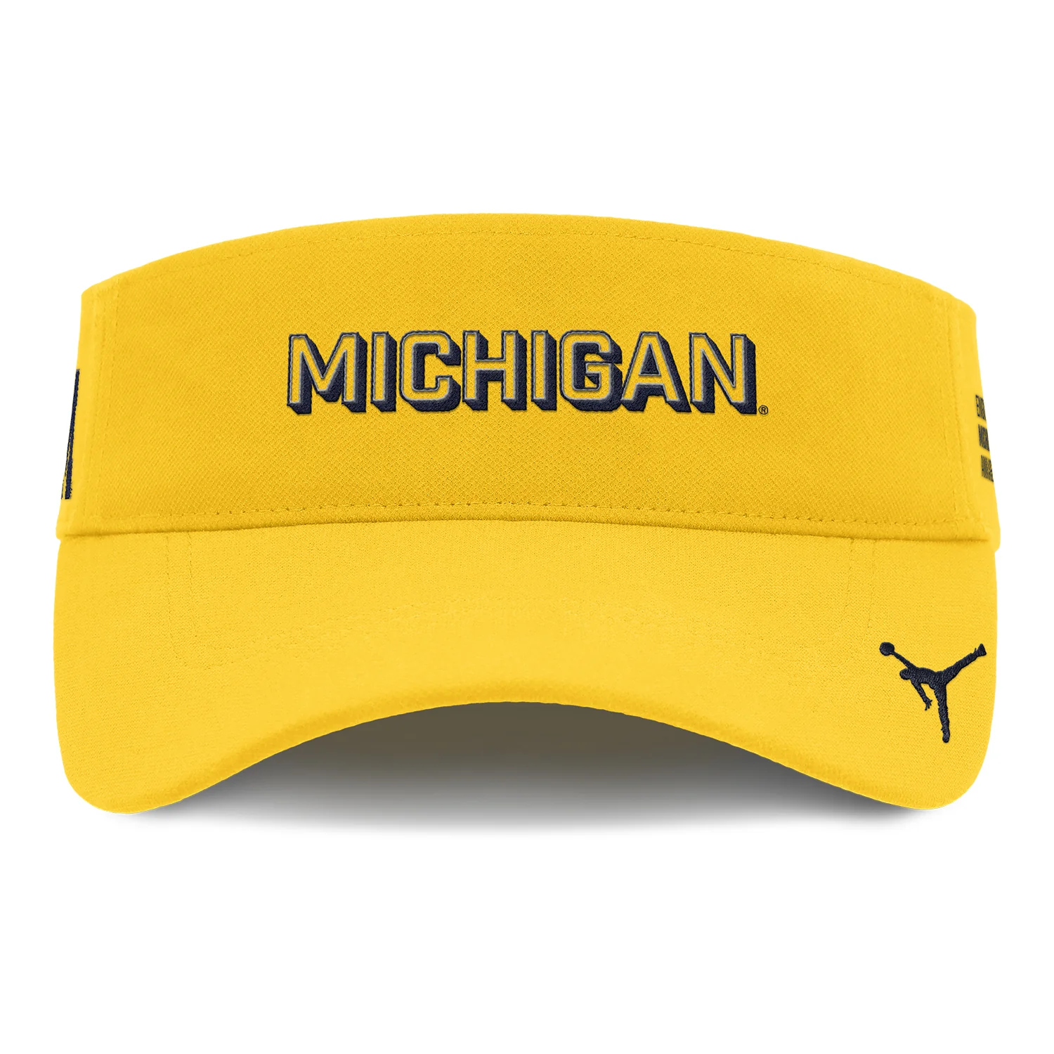 Michigan Wolverines Nike Jordan Yellow Ace Visor - Image 3