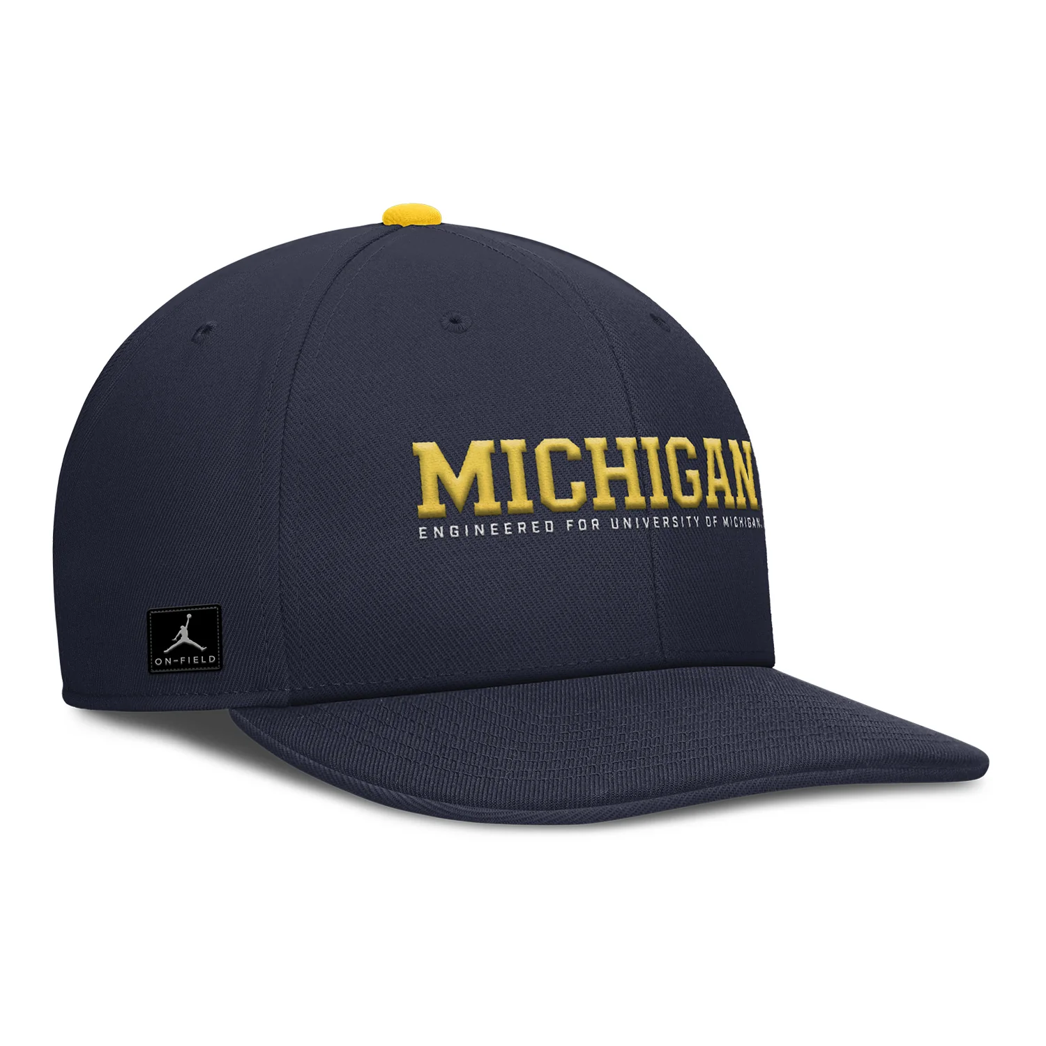 Michigan Wolverines Nike Jordan Navy Snapback Pro Gameday Hat - Image 2