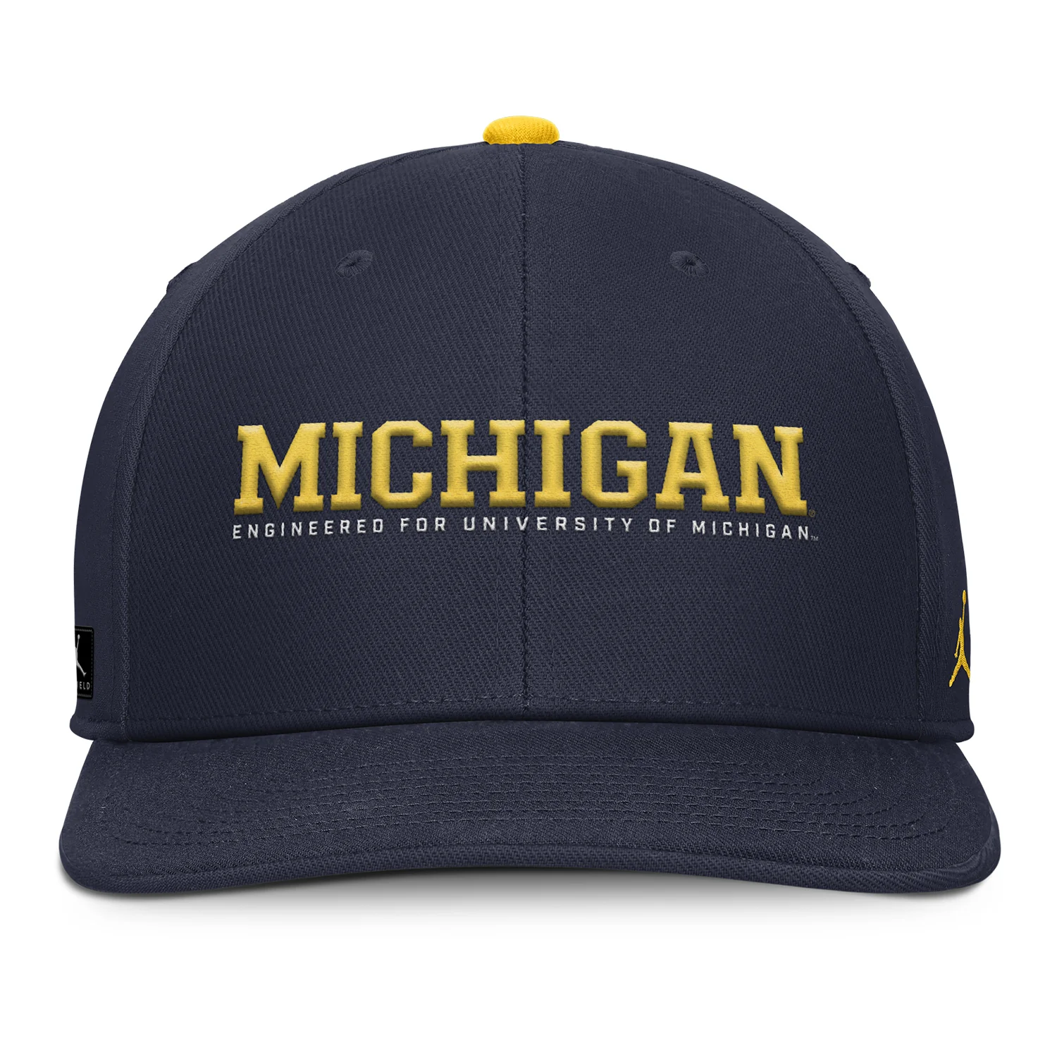 Michigan Wolverines Nike Jordan Navy Snapback Pro Gameday Hat - Image 3