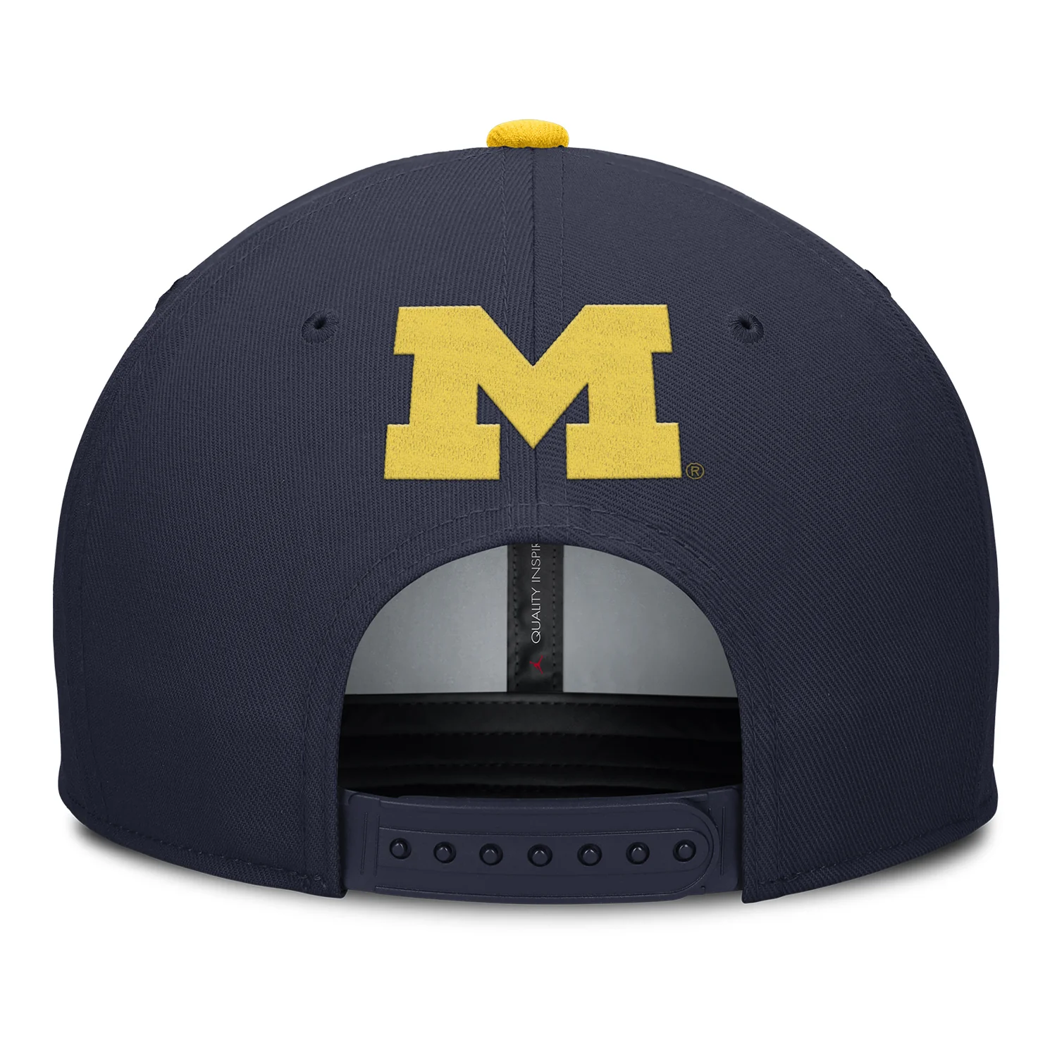 Michigan Wolverines Nike Jordan Navy Snapback Pro Gameday Hat - Image 4