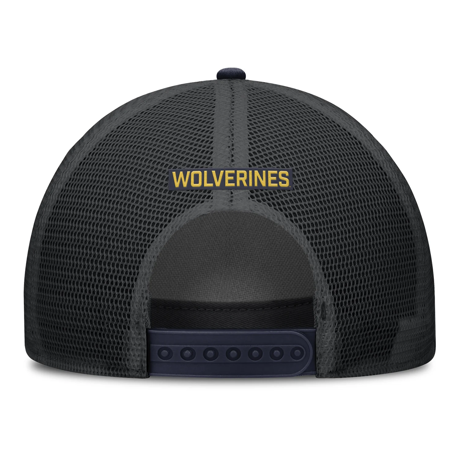 Michigan Wolverines Nike Jordan Navy Rise Trucker Primetime Hat - Image 4