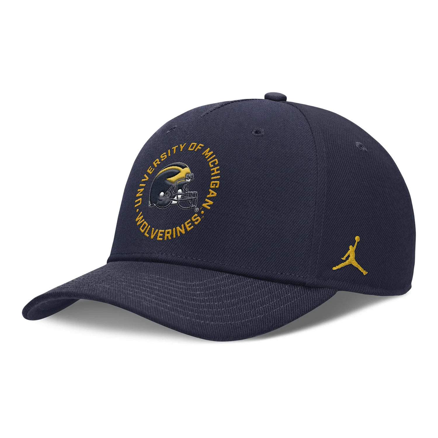 Michigan Wolverines Navy Adjustable Rise Primetime Hat