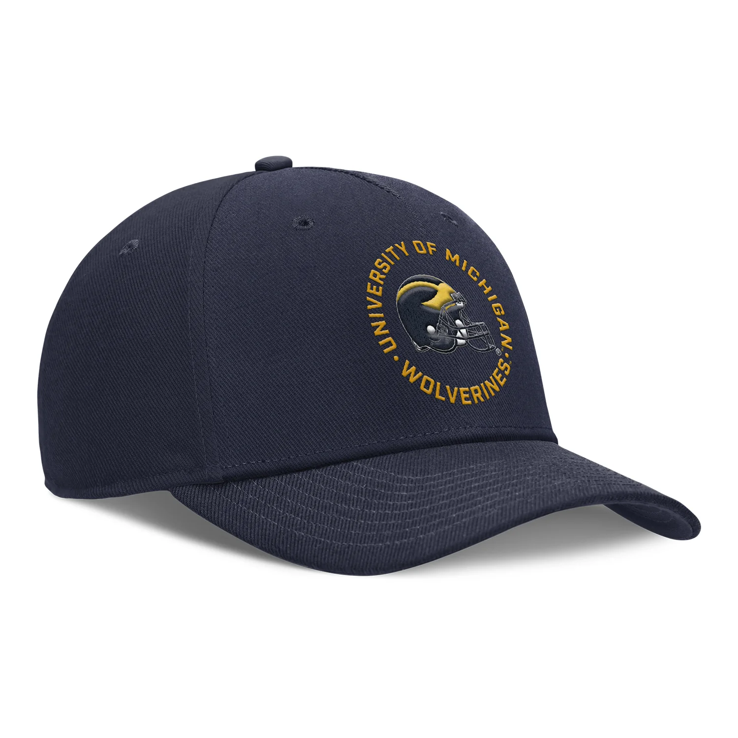 Michigan Wolverines Navy Adjustable Rise Primetime Hat - Image 2