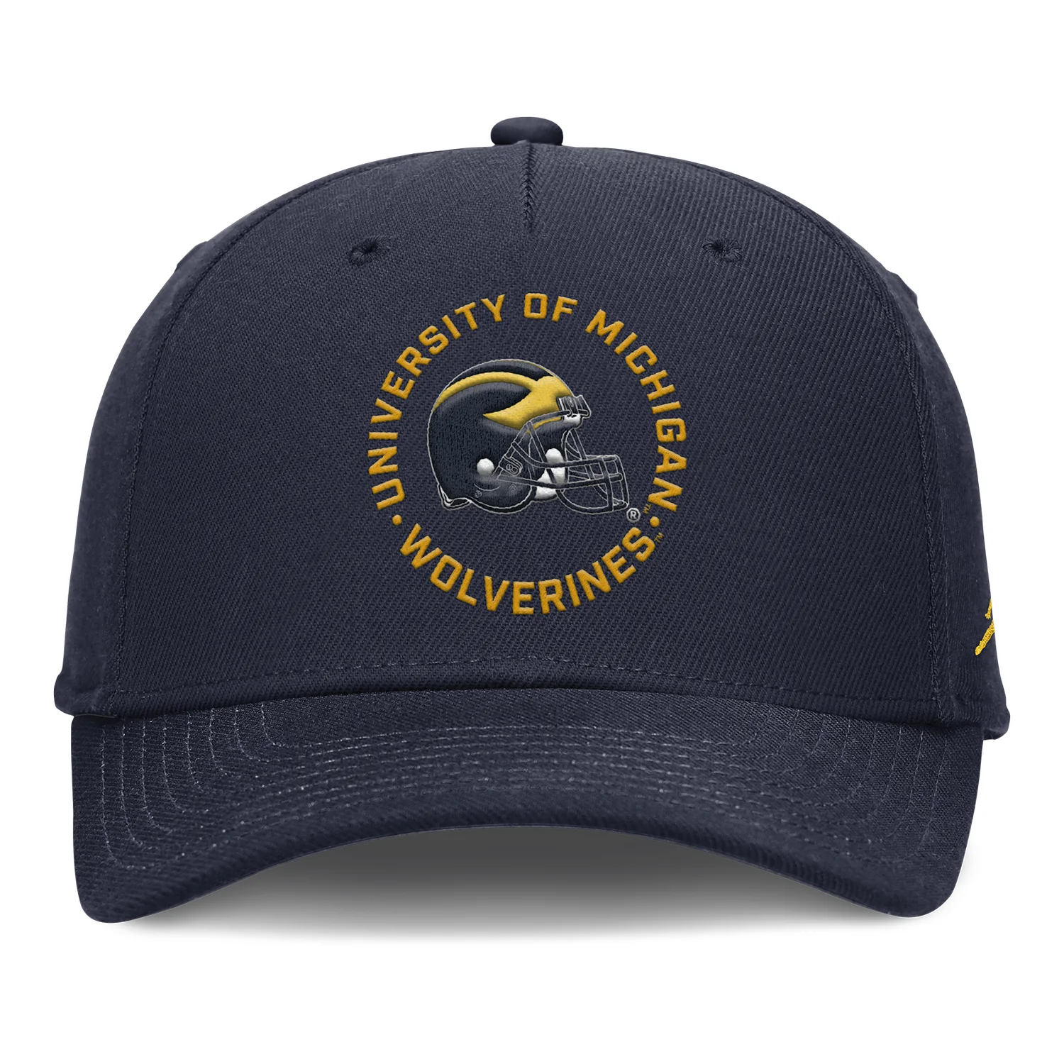 Michigan Wolverines Navy Adjustable Rise Primetime Hat - Image 3