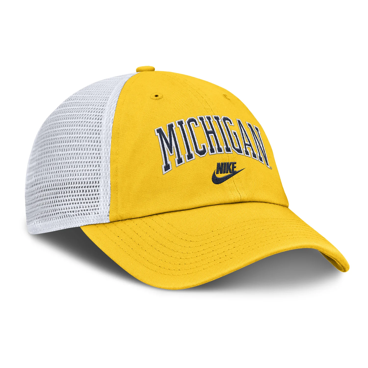 Michigan Wolverines Nike Yellow Legacy Club Trucker Hat - Image 2