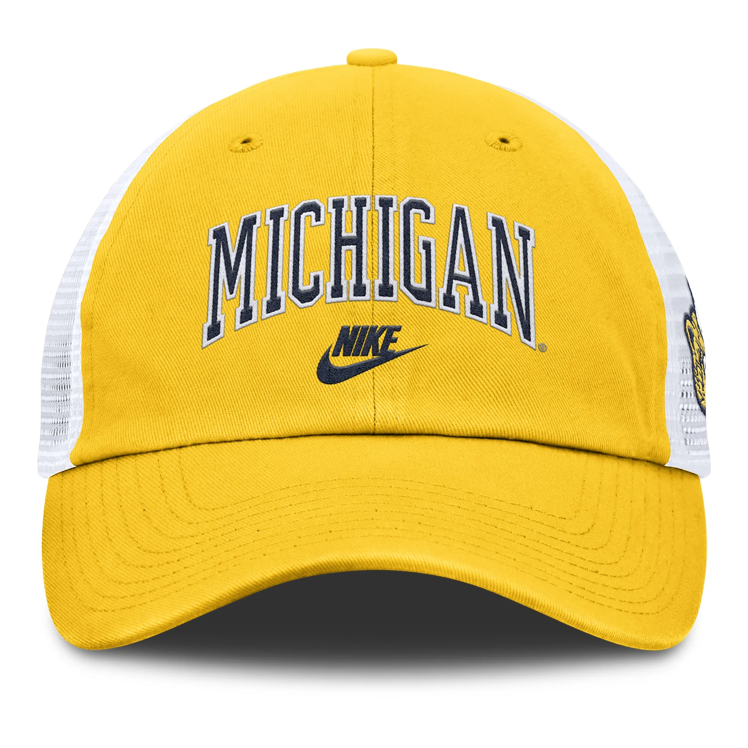 Michigan Wolverines Nike Yellow Legacy Club Trucker Hat - Image 3