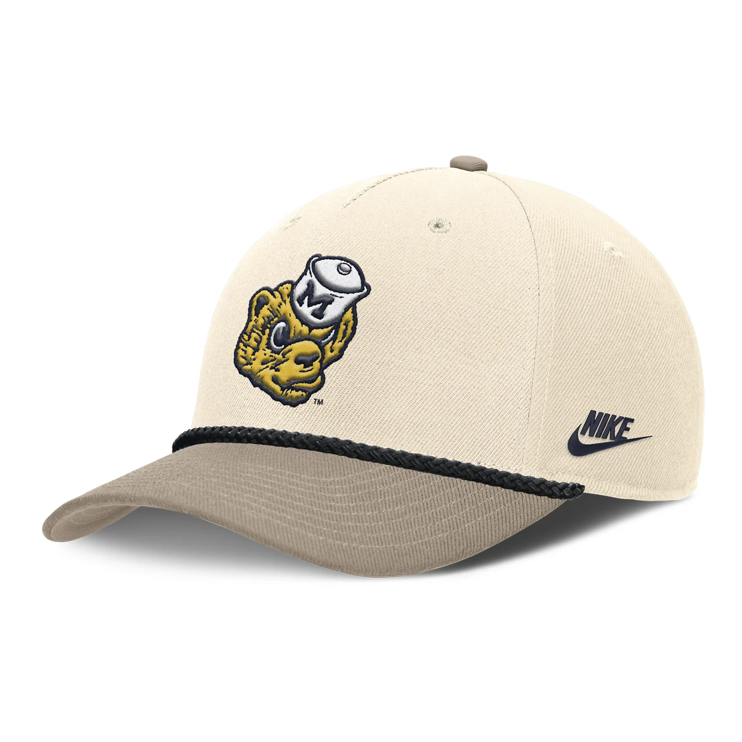 Michigan Wolverines Nike Tan Legacy Adjustable Hat