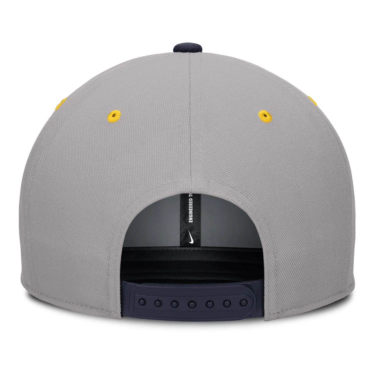 Michigan Wolverines Nike Navy and Grey Snapback Pro Legacy Hat - Image 4