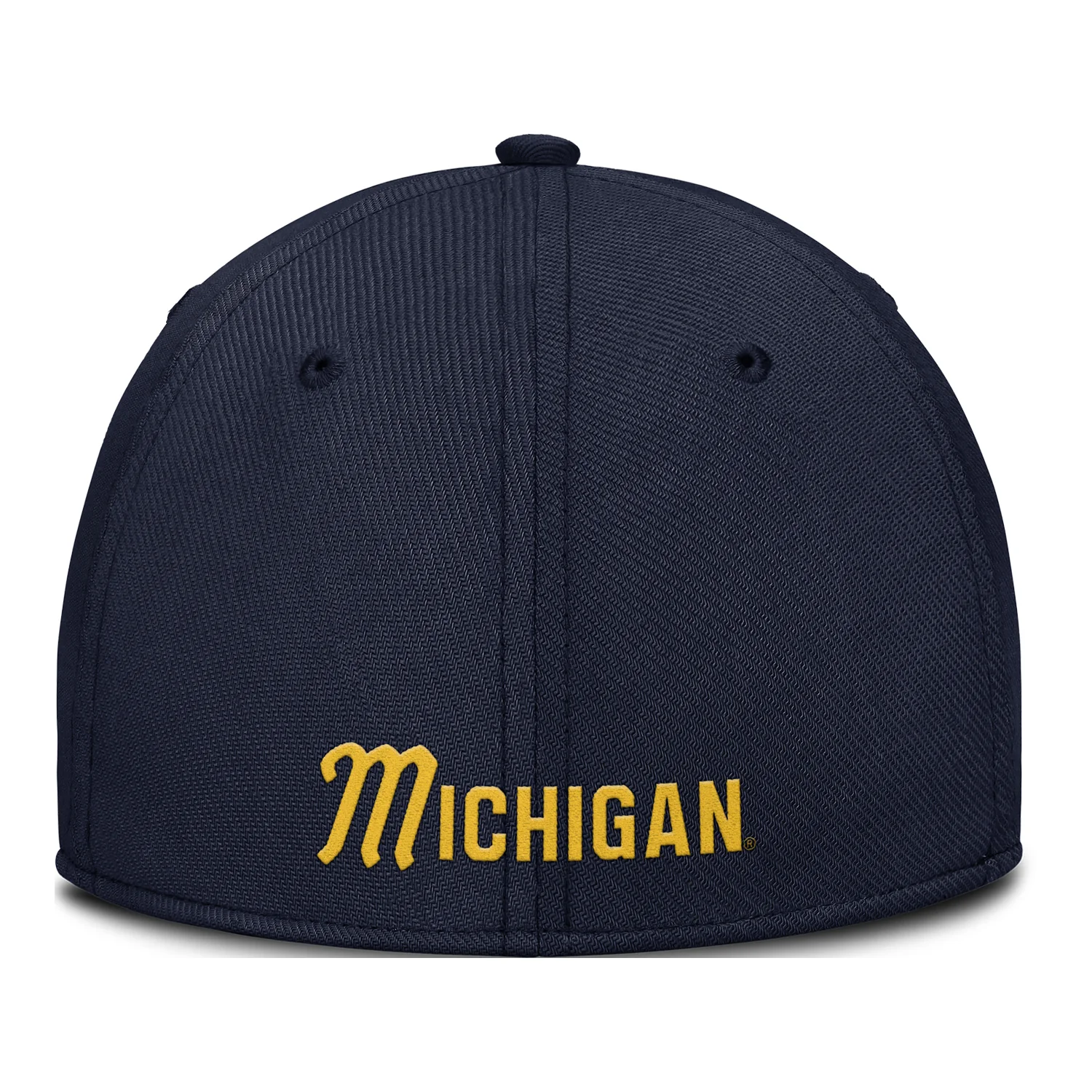 Michigan Wolverines Jordan Navy Primetime Structured Swooshflex Hat - Image 2