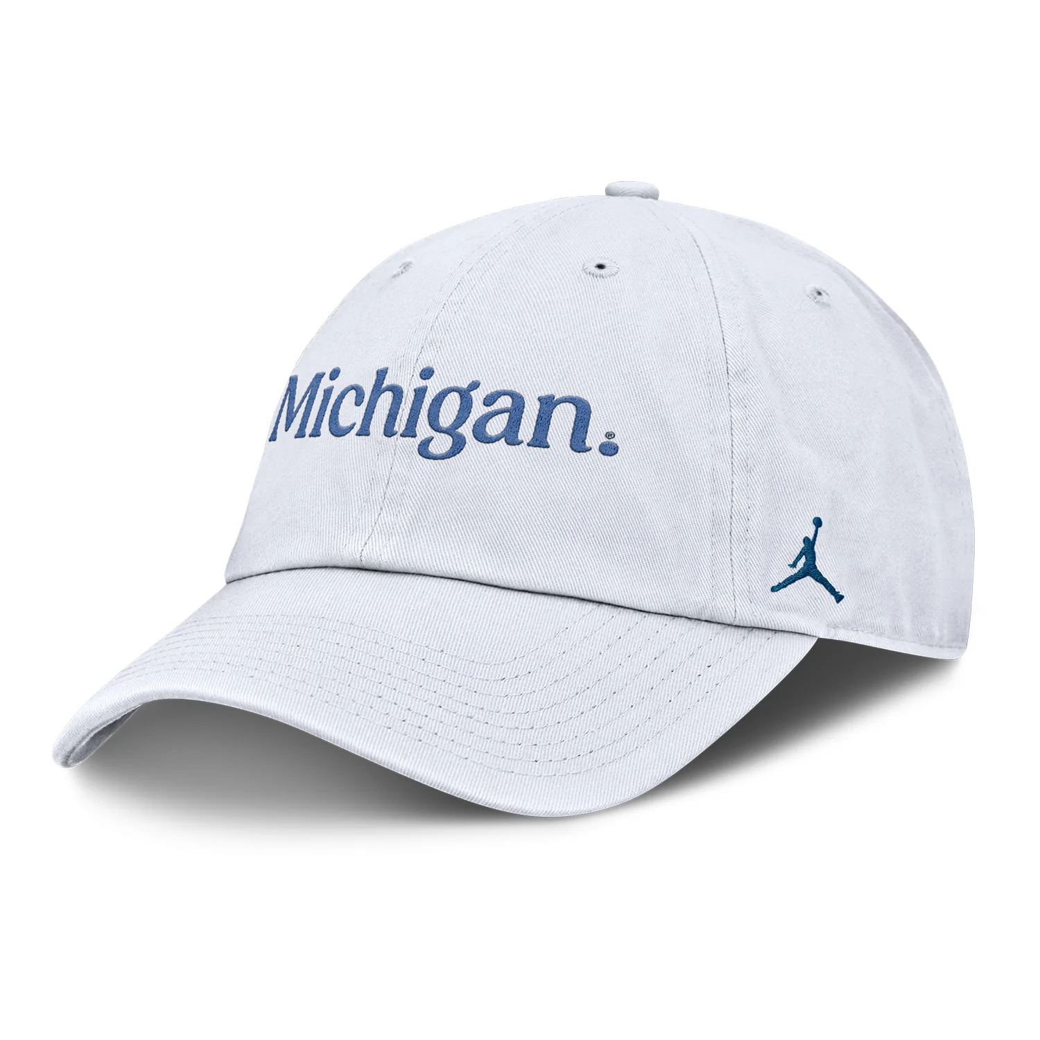 Michigan Wolverines Nike White Club Unstructured Adjustable Hat
