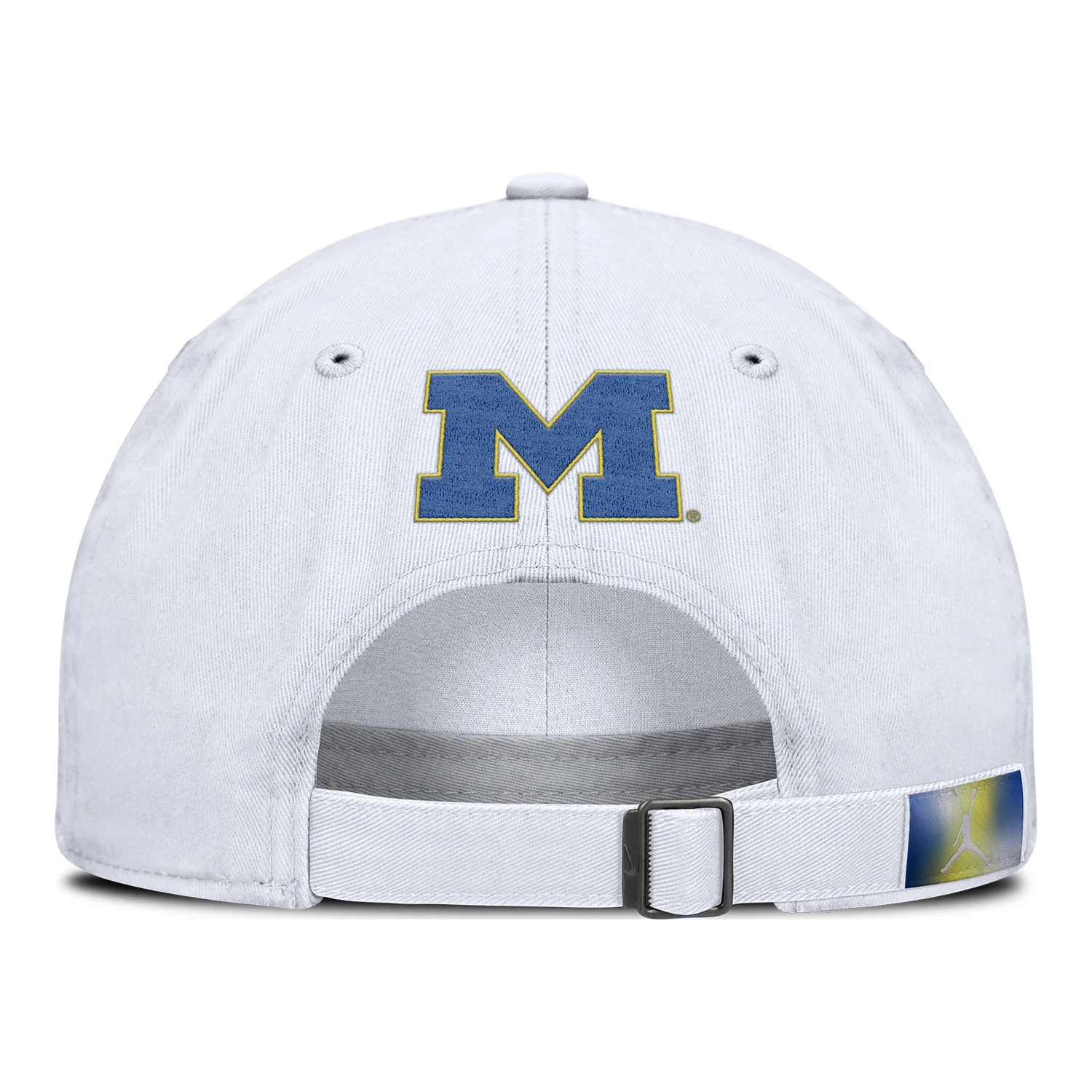 Michigan Wolverines Nike White Club Unstructured Adjustable Hat - Image 2