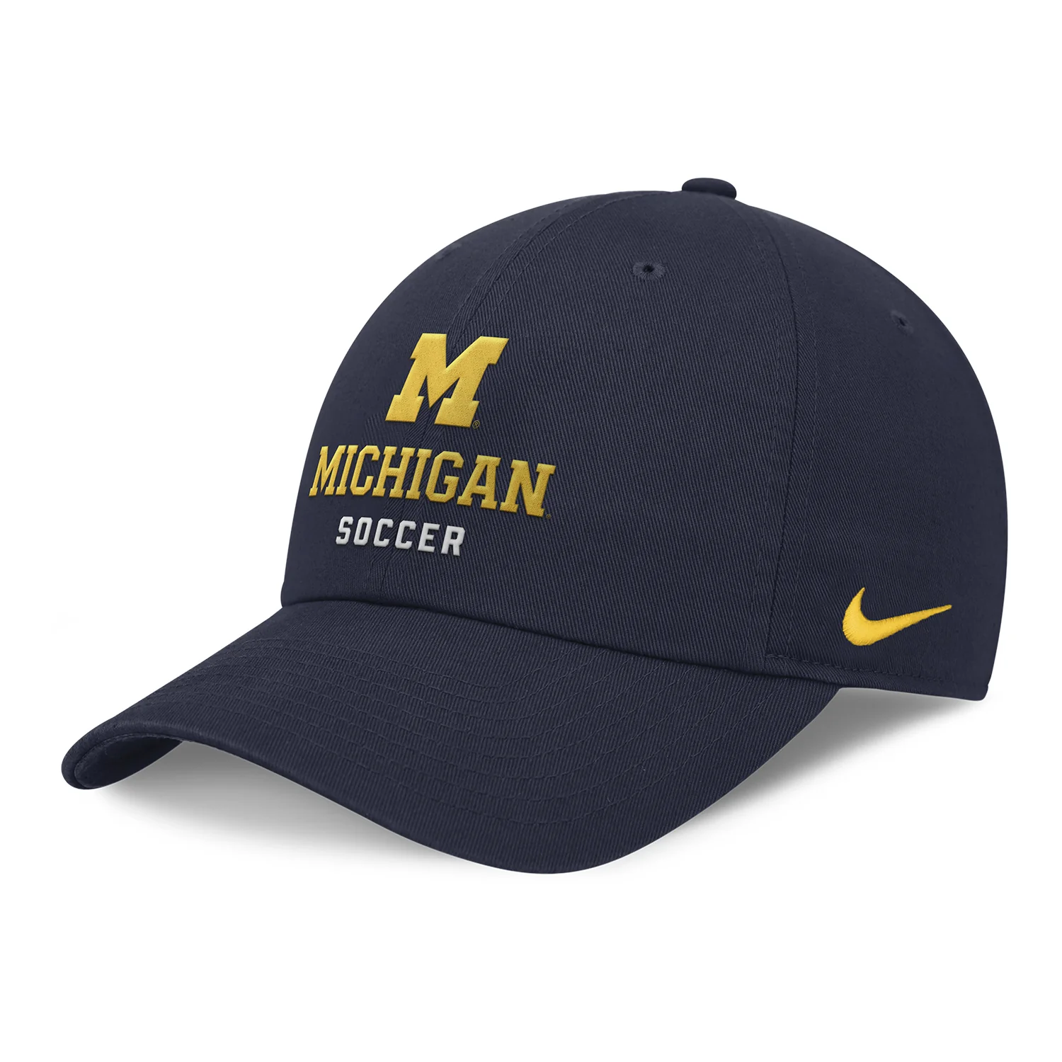 Michigan Wolverines Nike Adjustable Soccer Team Cap
