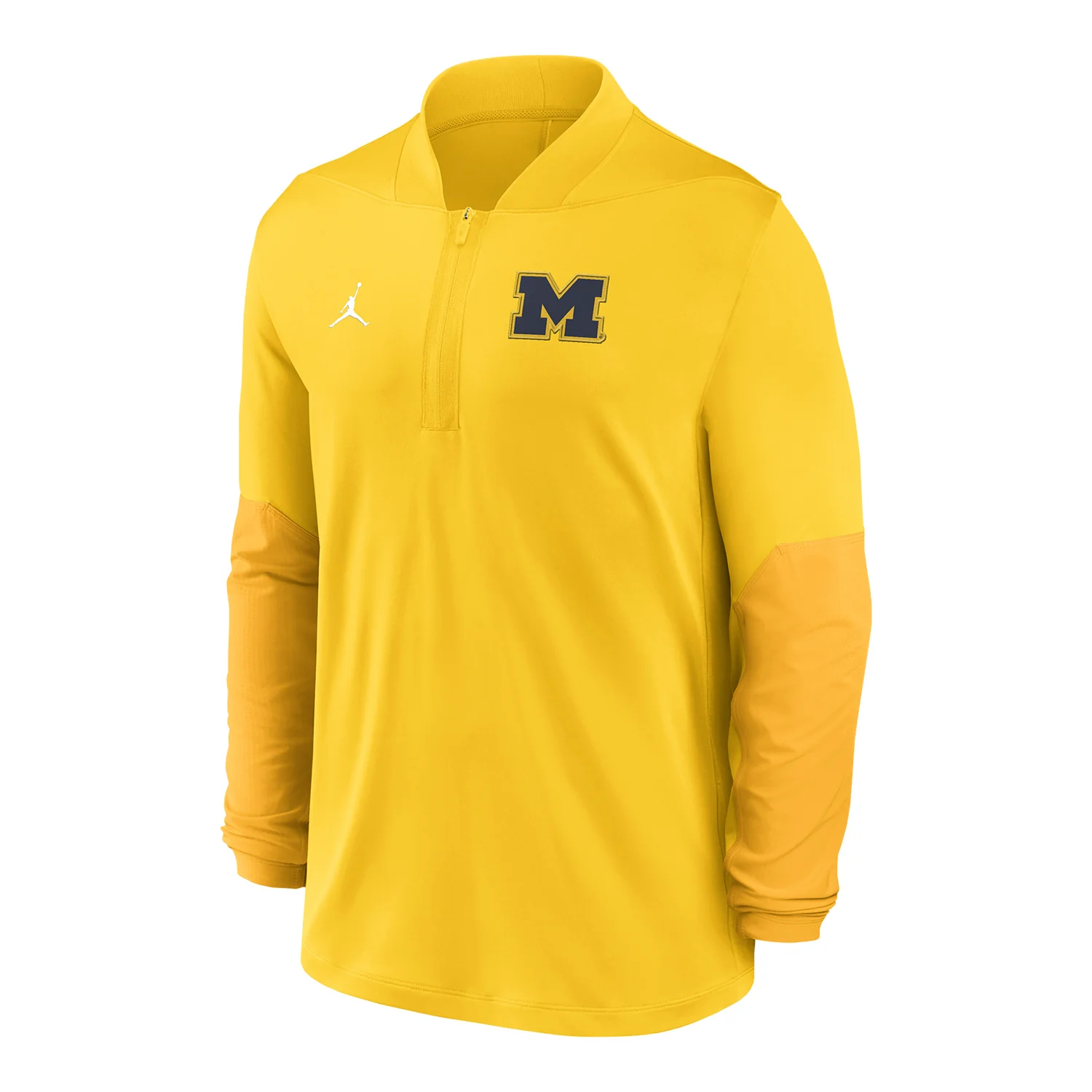 Michigan Wolverines Jordan Maize 1/2 Midweight Jacket