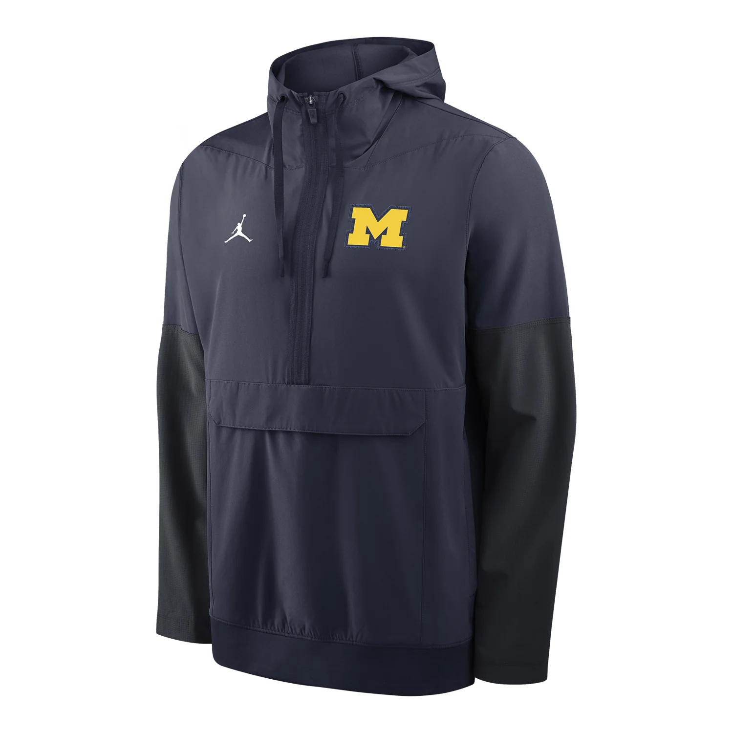 Michigan Wolverines Nike Jordan Navy Hooded Anorak Jacket