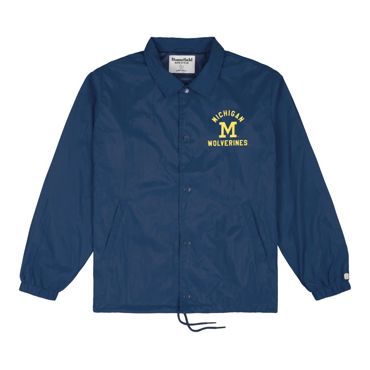 Michigan Wolverines Block M Throwback Coaches Jacket - Image 2