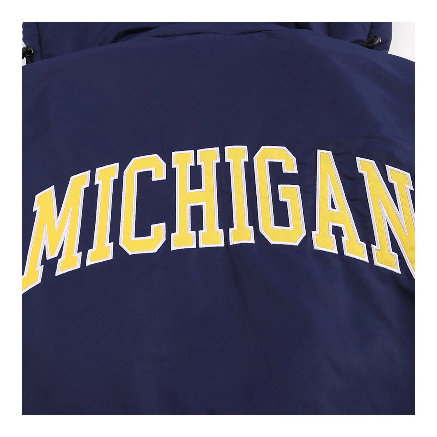 Michigan Wolverines Retro Full-Zip Striped Jacket - Image 3