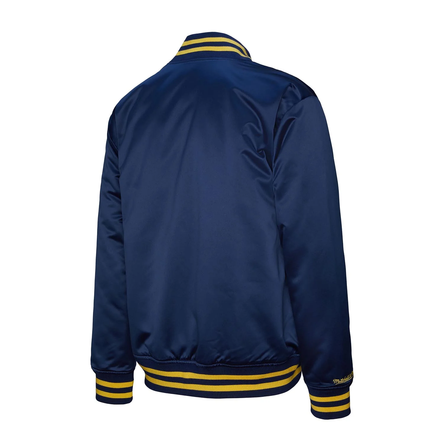 Michigan Wolverines Vintage Throwback Full-Snap Satin Jacket - Image 2