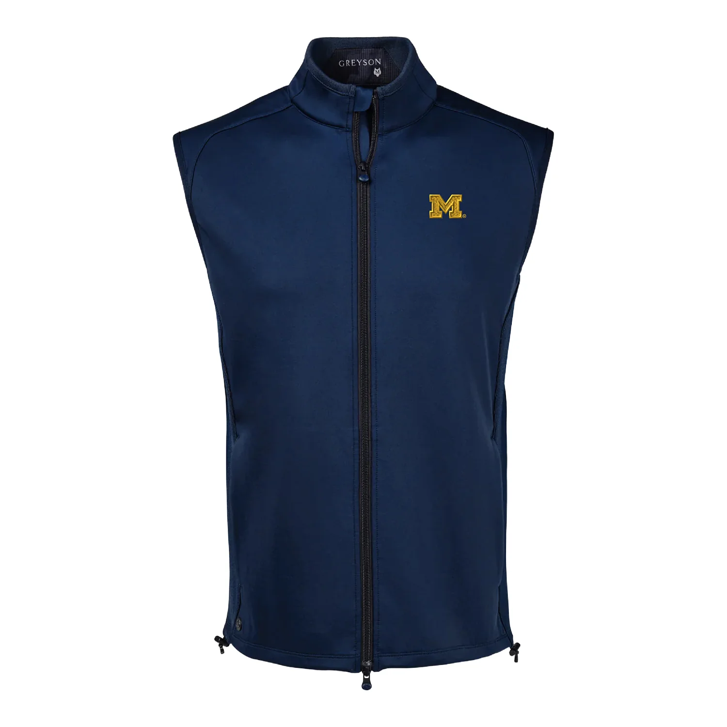 Michigan Wolverines Navy Sequoia Heavyweight Fleece Vest