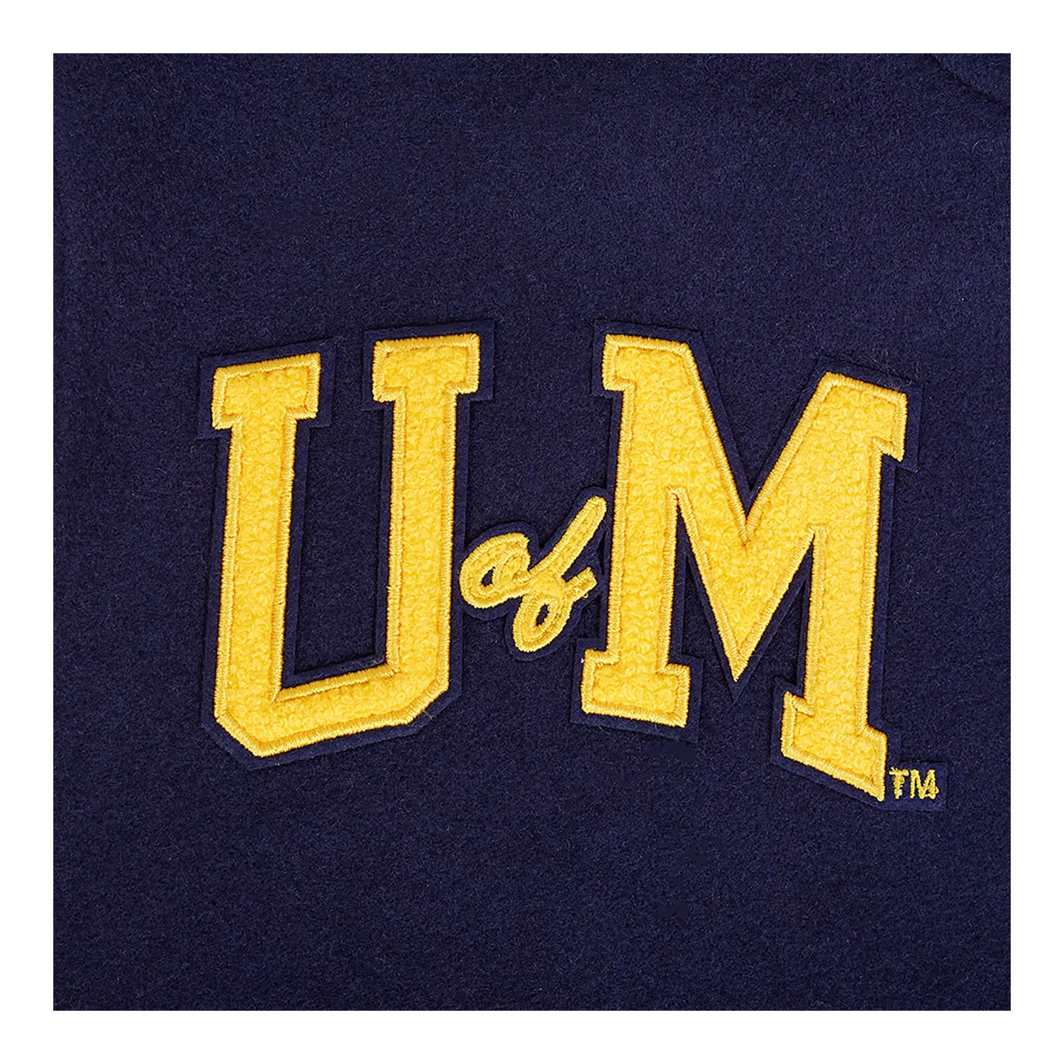 Michigan Wolverines Classic Ribbed Wool Varsity Jacket - Image 5