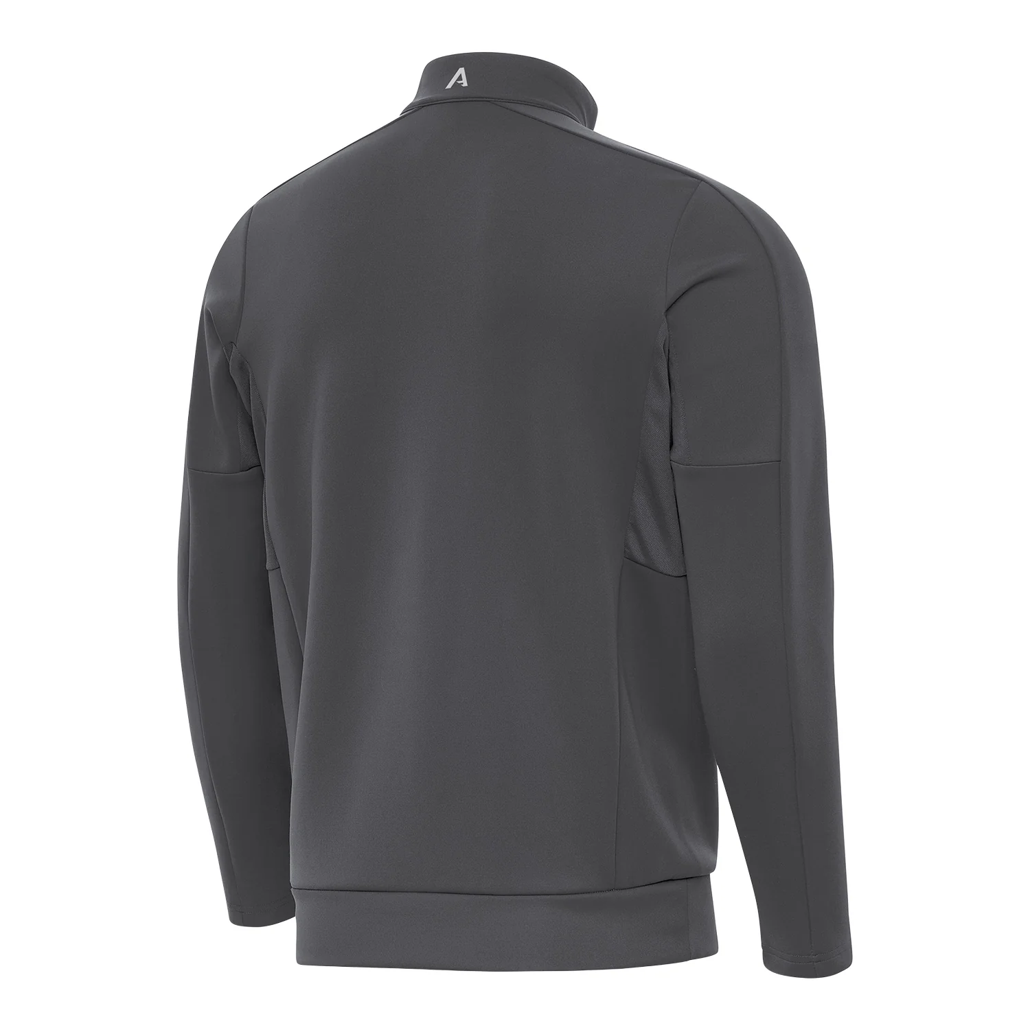 Michigan Wolverines Men's Basketball National Champions Grey 1/4 Zip - Image 2