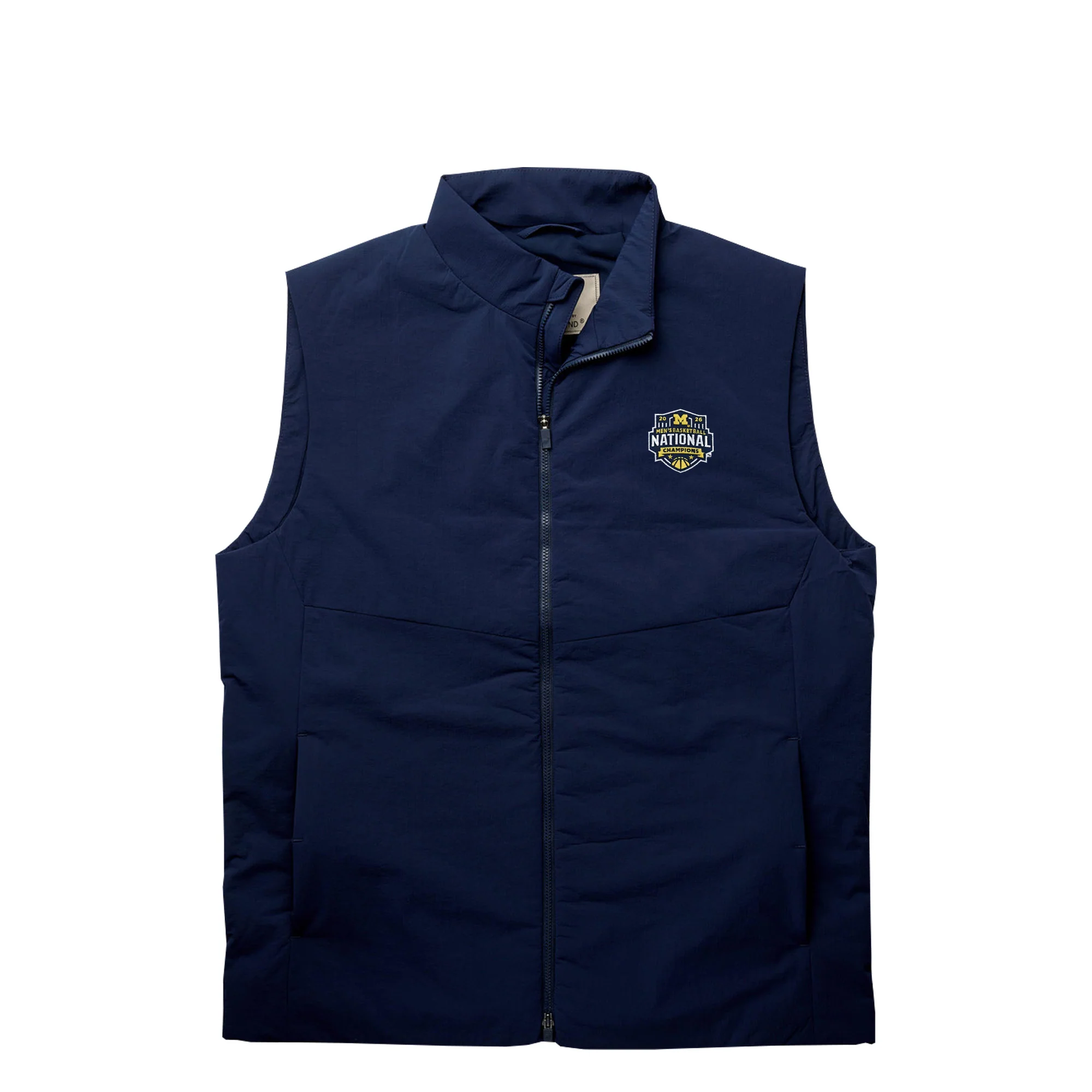 Michigan Wolverines Men's Basketball National Champions Full Zip Vest