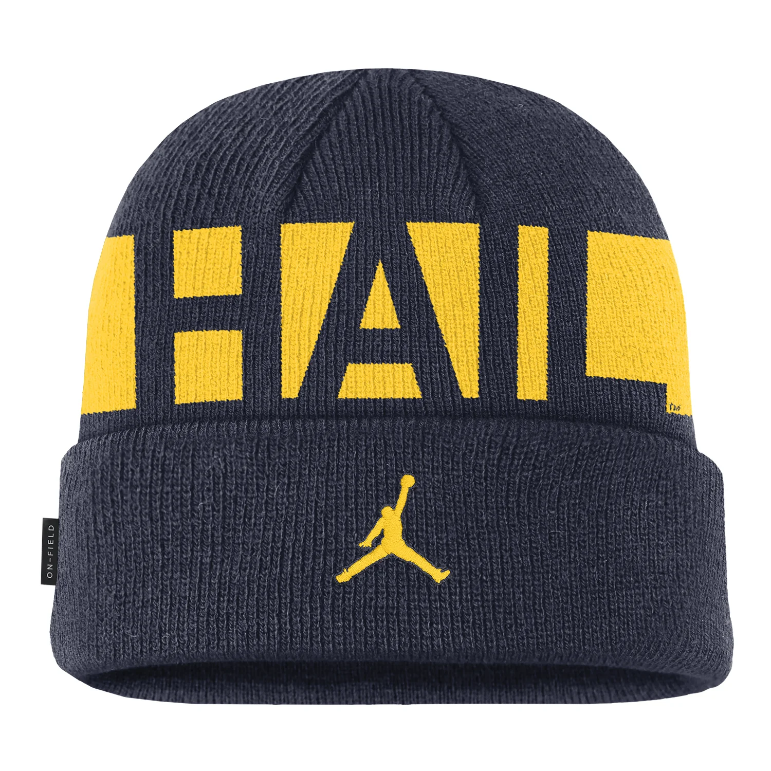Michigan Wolverines Jordan Utility Beanie Cap - Image 2