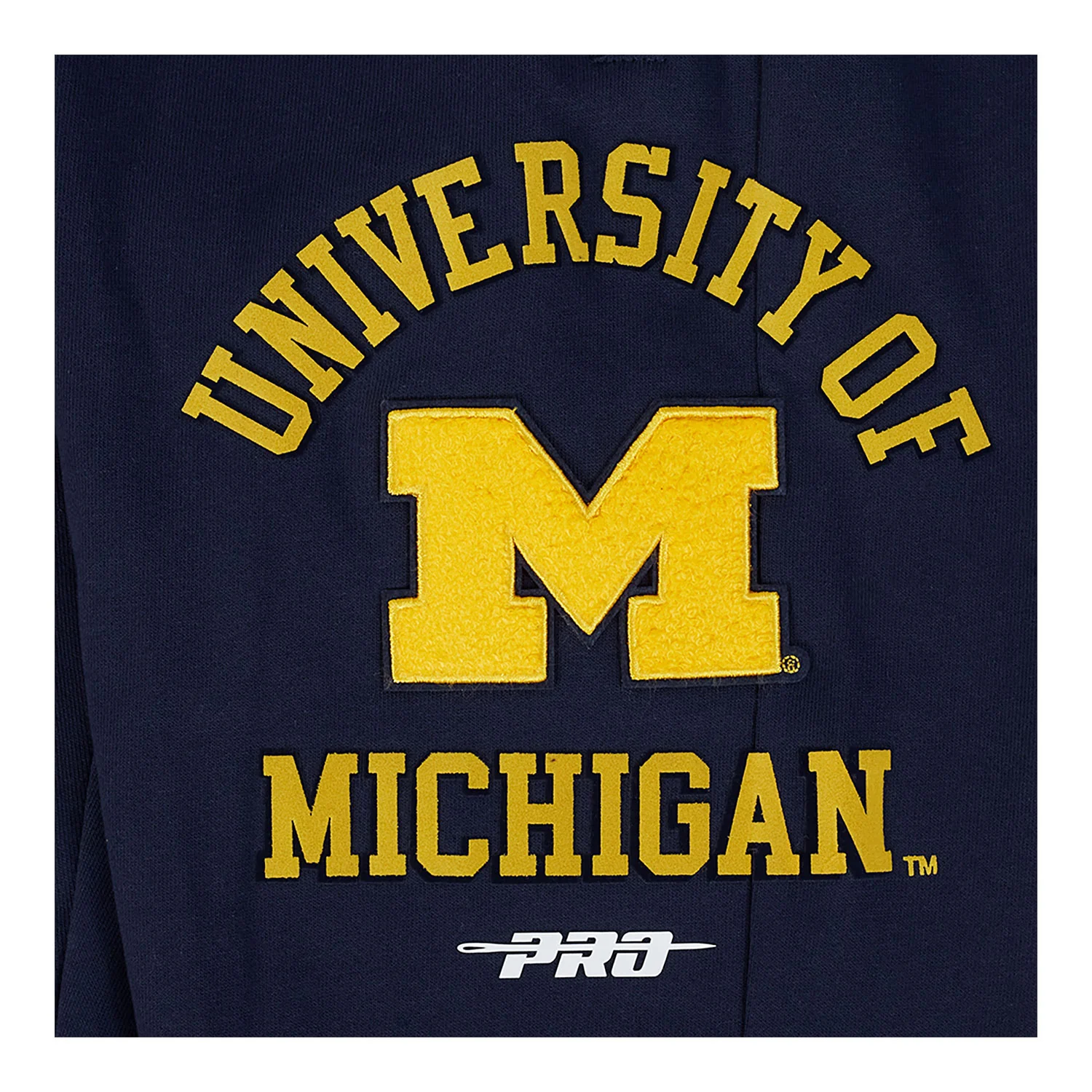 Michigan Wolverines Classic Stacked Logo Fleece Sweatpants - Image 5