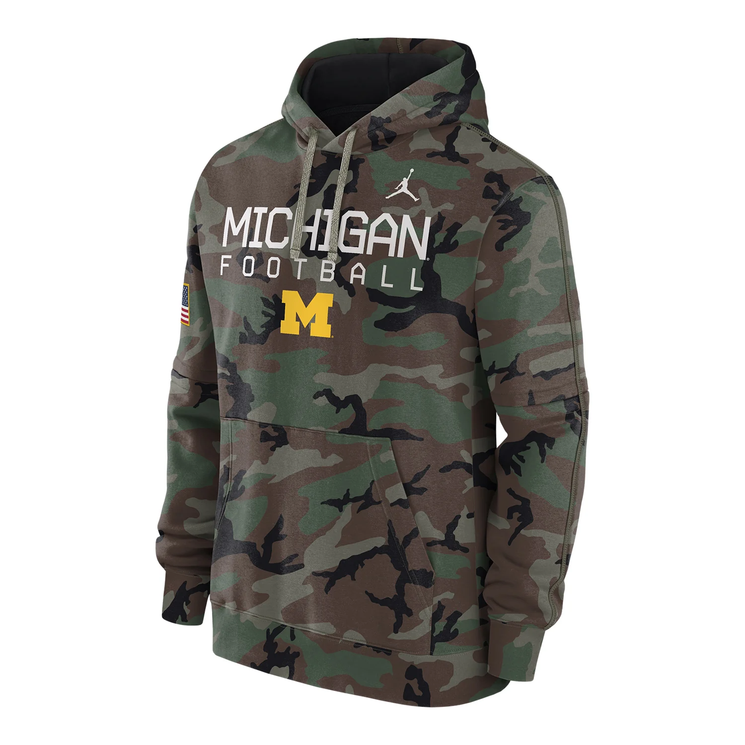Michigan Wolverines Jordan Football Hooded Sweatshirt