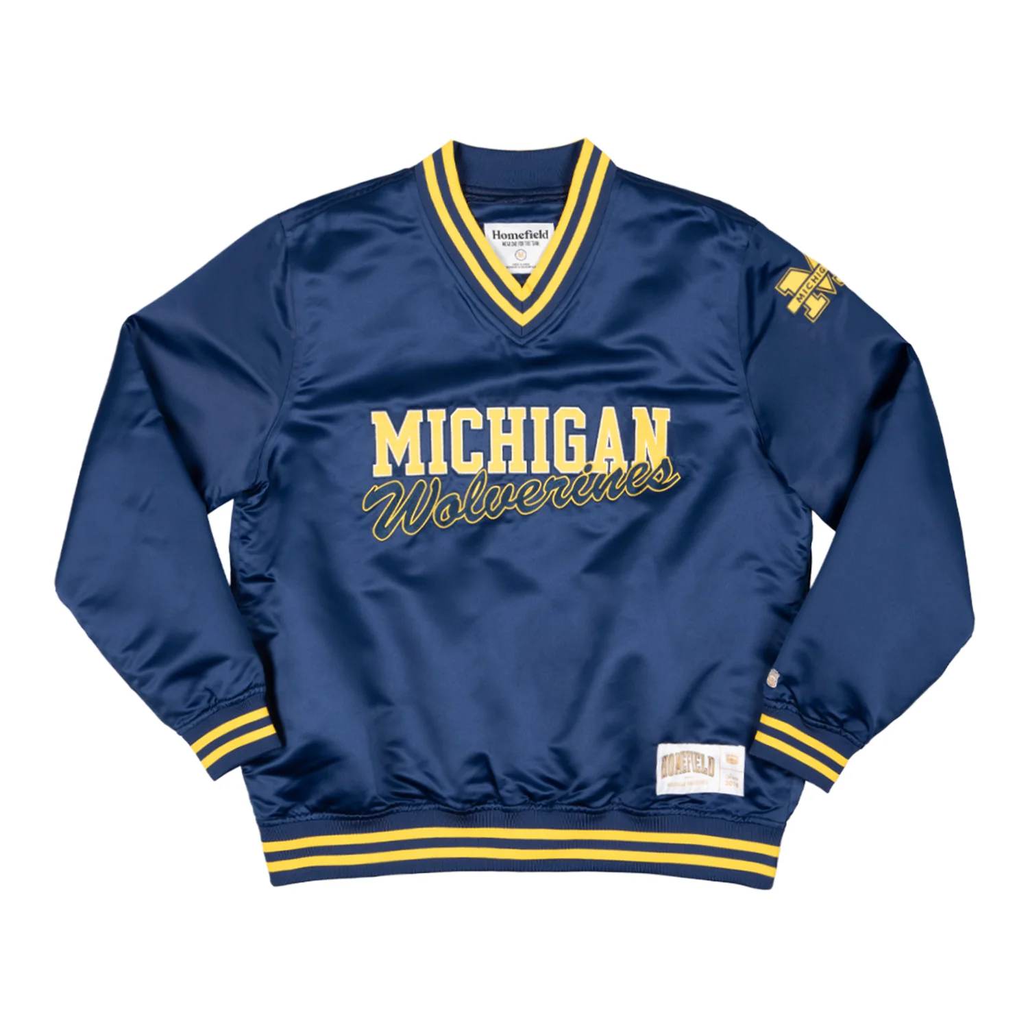 Michigan Wolverines Campus Classic Crewneck Pullover