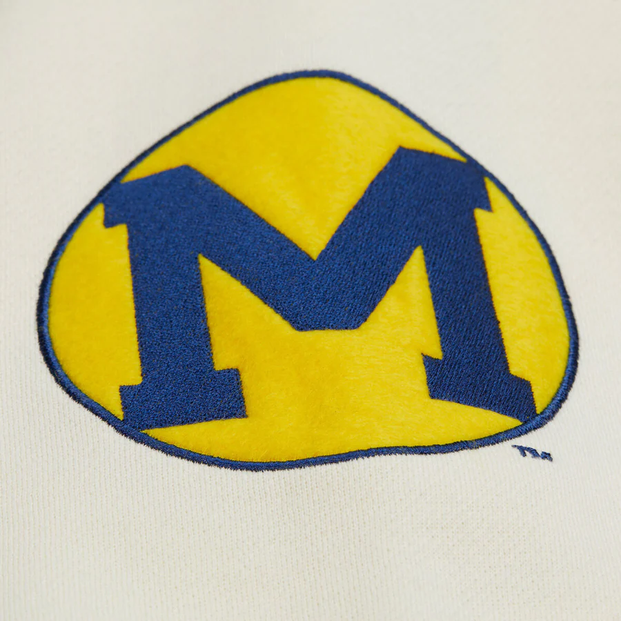 Michigan Wolverines Hooded Full-Button Fleece Vintage Jacket - Image 6