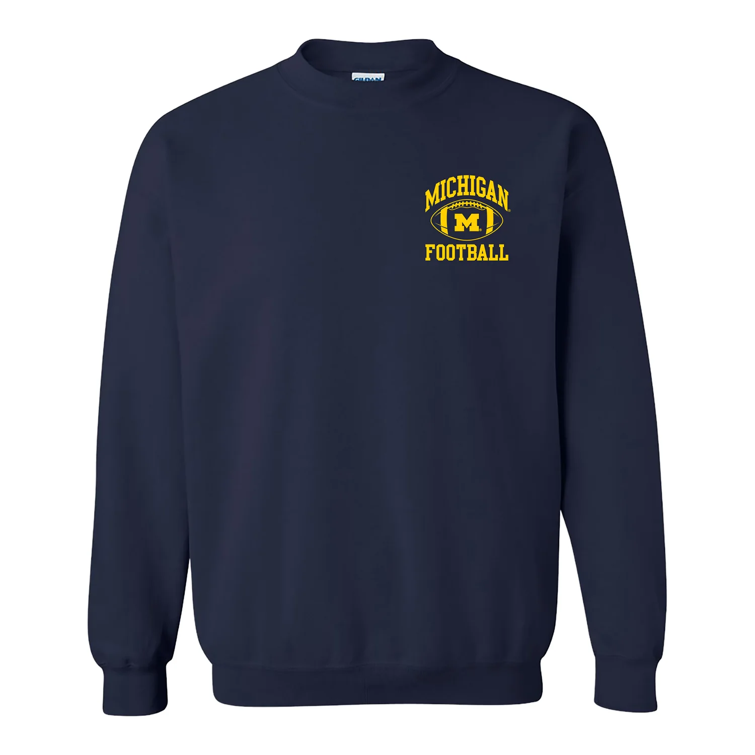 Michigan Wolverines Classic Football Crewneck - Image 2