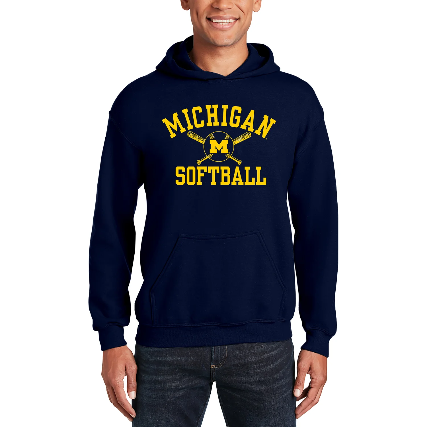 Michigan Wolverines Softball Hoodie