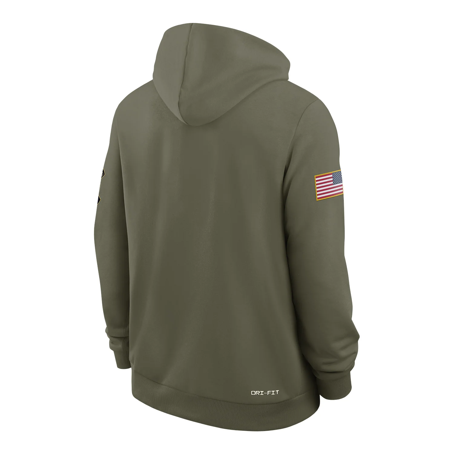 Michigan Wolverines Military Appreciation Forest Green Hoodie - Image 2