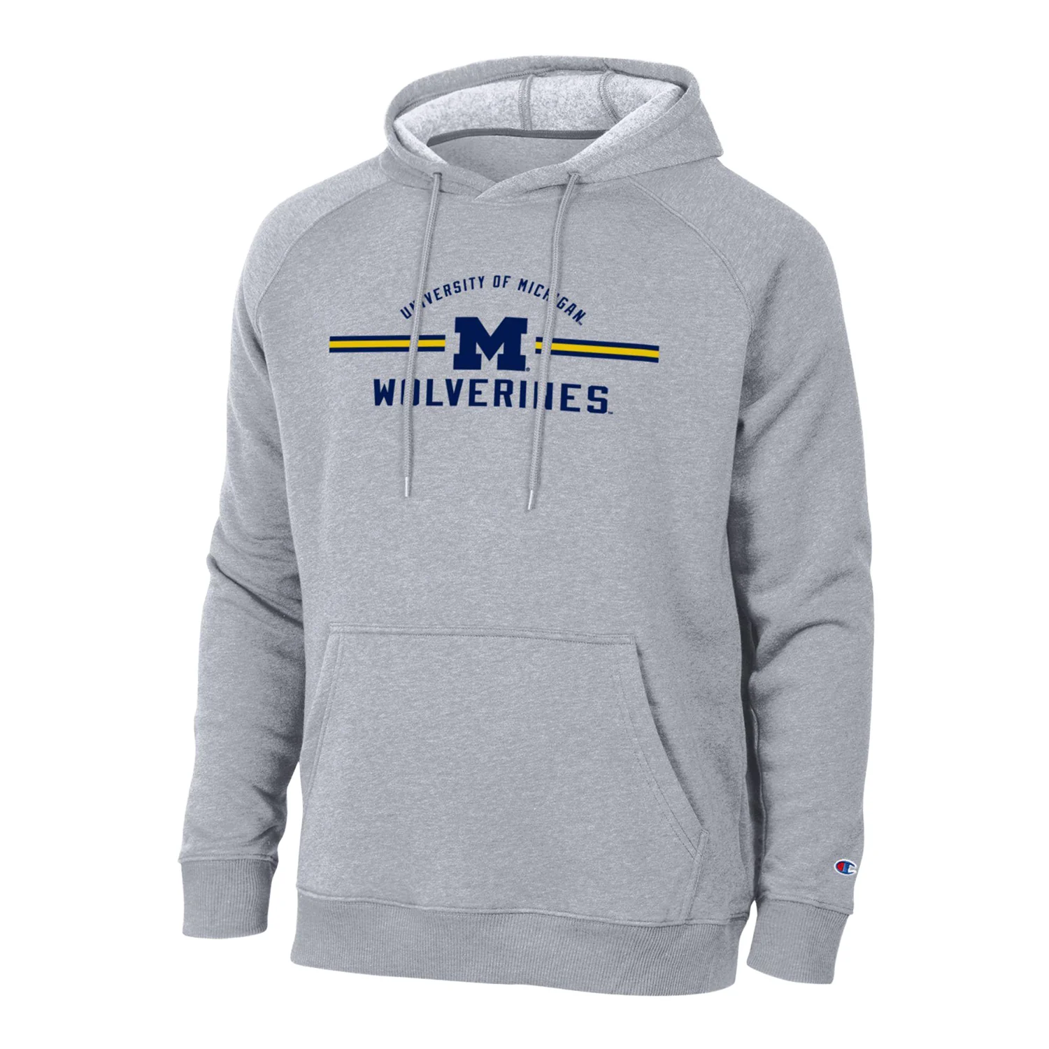 Michigan Wolverines Three Stripe Triumph Fleece Hoodie
