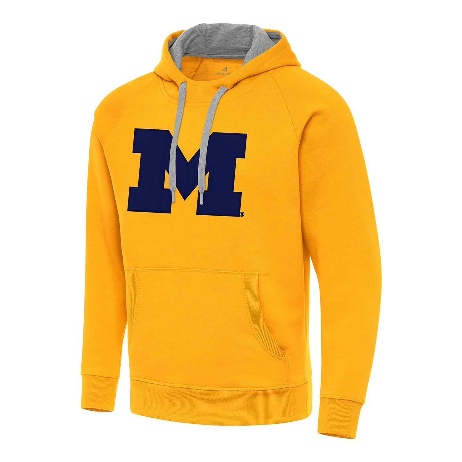 Michigan Wolverines Antigua Victory Maize Hooded Sweatshirt
