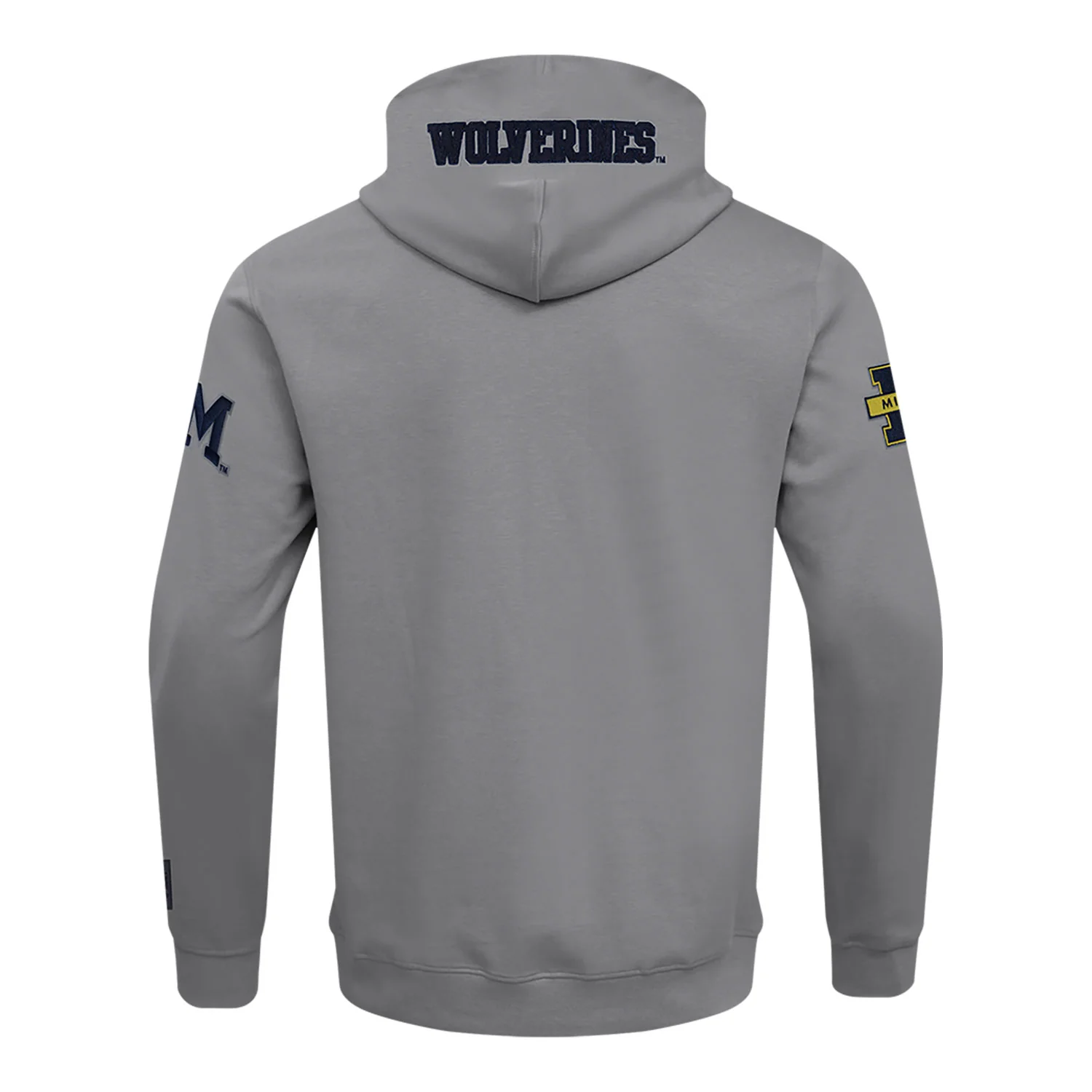 Michigan Wolverines Classic DK Grey Full-Zip Pullover Hoodie - Image 4