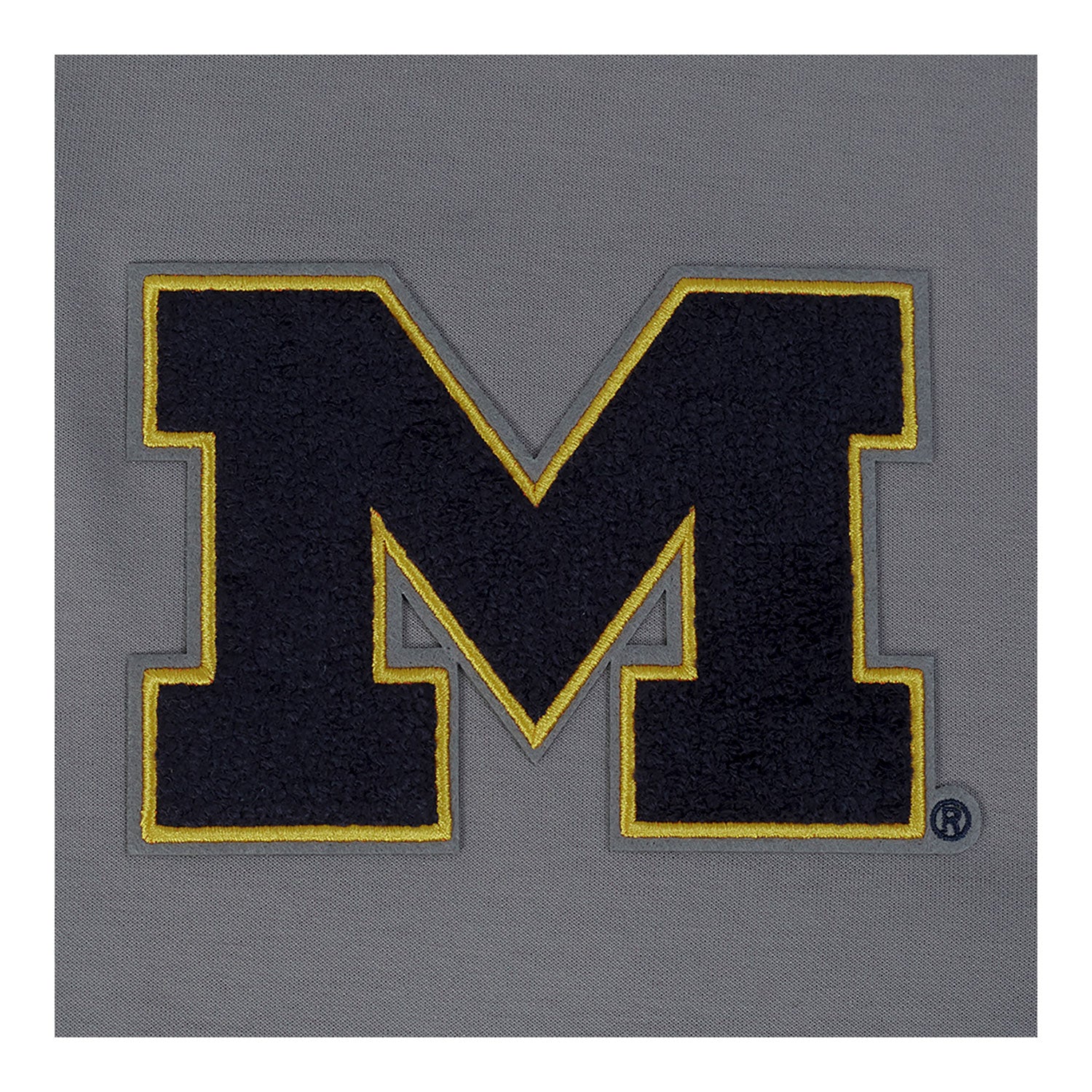 Michigan Wolverines Classic DK Grey Full-Zip Pullover Hoodie - Image 5