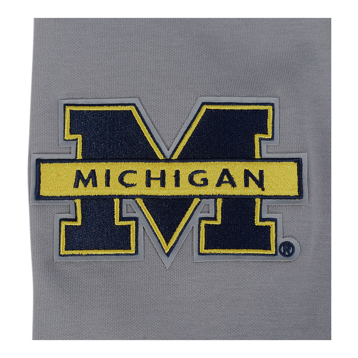 Michigan Wolverines Classic DK Grey Full-Zip Pullover Hoodie - Image 7