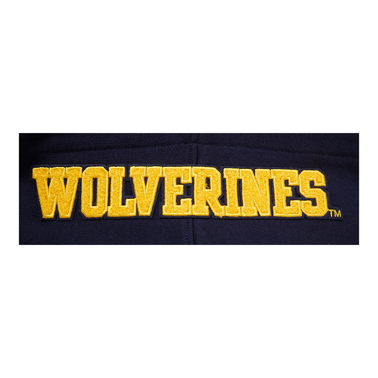 Michigan Wolverines Classic Stacked Logo Fleece Pullover Hoodie - Image 5